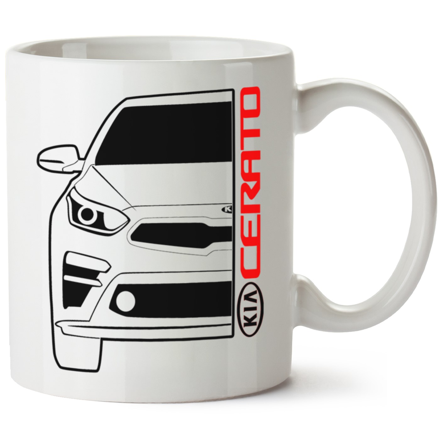 Kia Cerato Baskılı Porselen Kupa Bardak