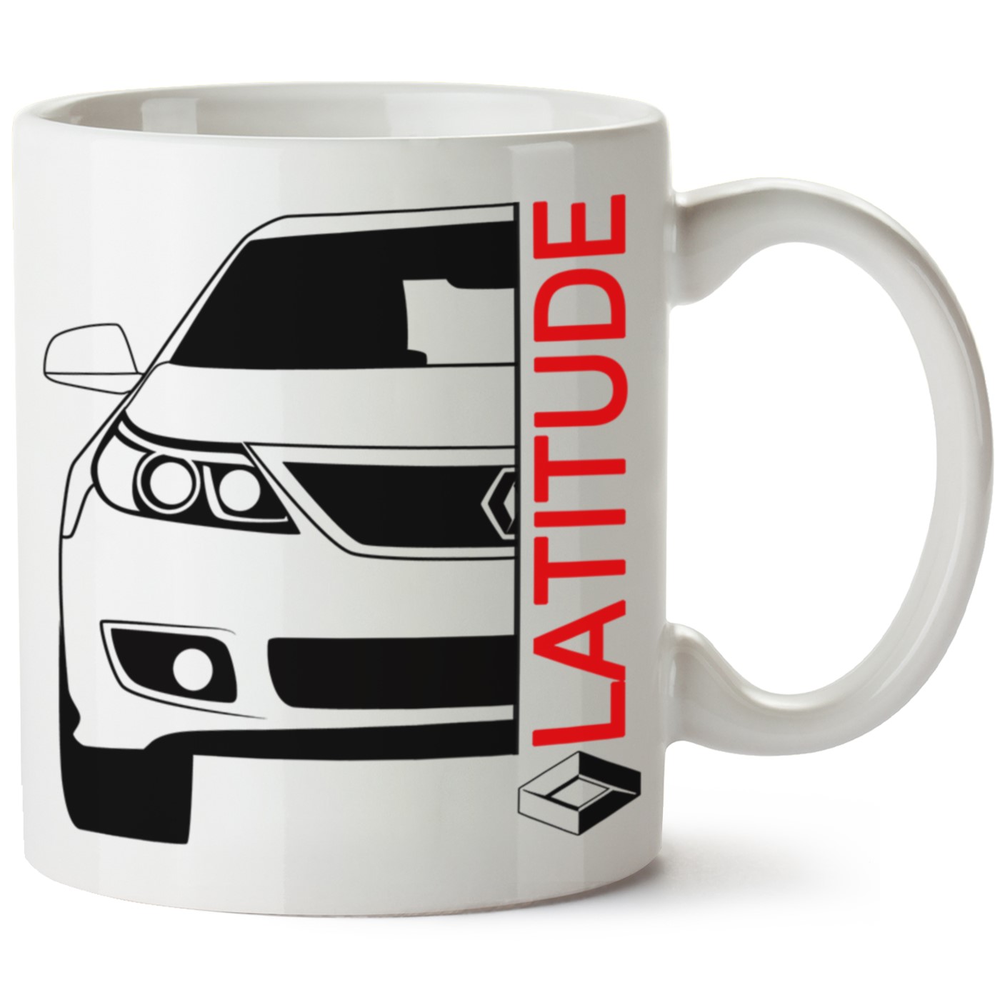 Renault Latitute Baskılı Porselen Kupa Bardak