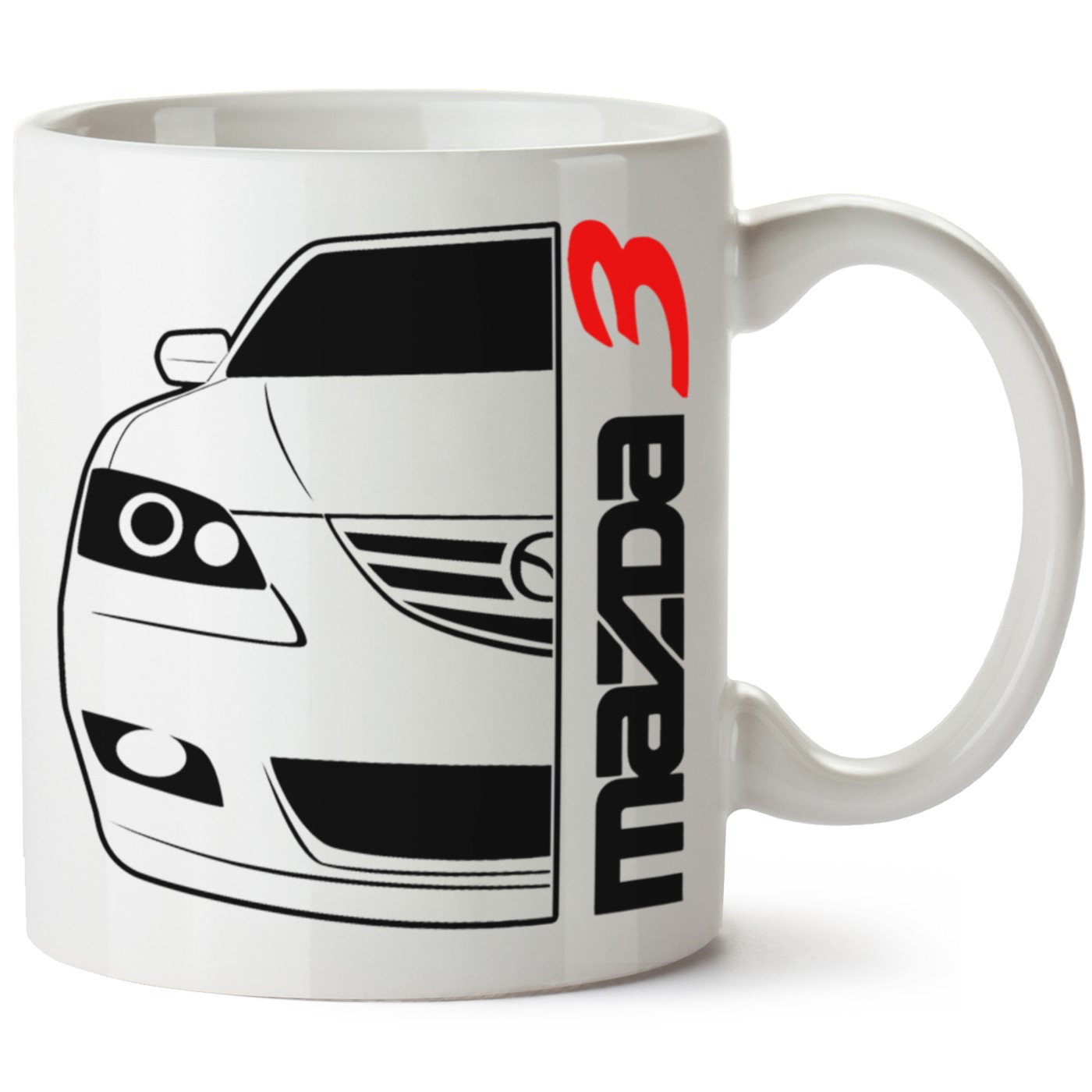 Mazda 3 Baskılı Porselen Kupa Bardak