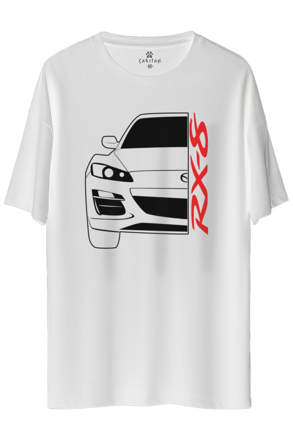 Mazda Rx8 Baskılı Oversize Tişört