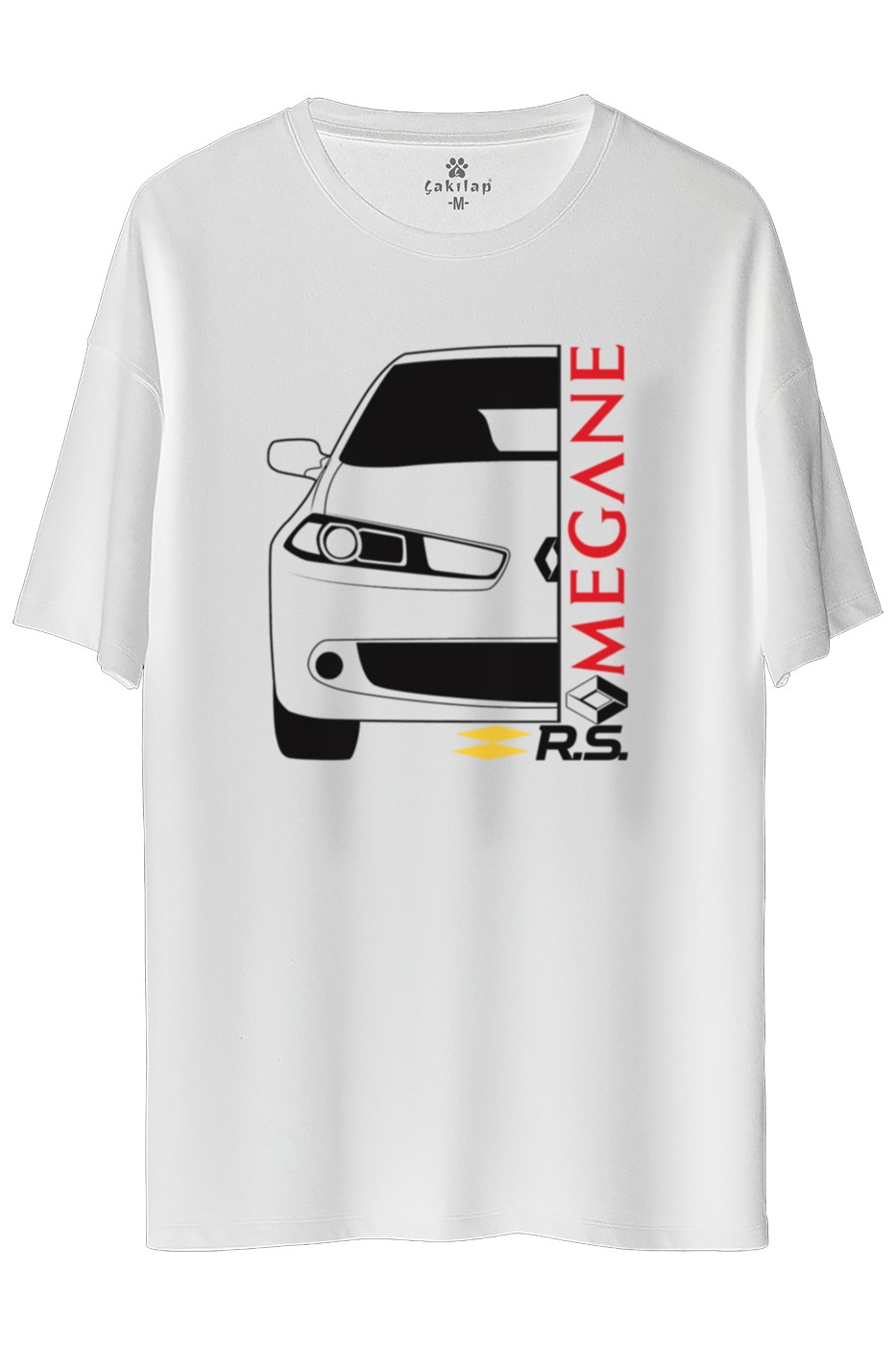 Renault Megane 2 Baskılı Oversize Tişört