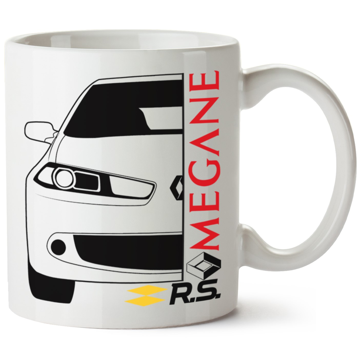 Renault Megane 2 Baskılı Porselen Kupa Bardak