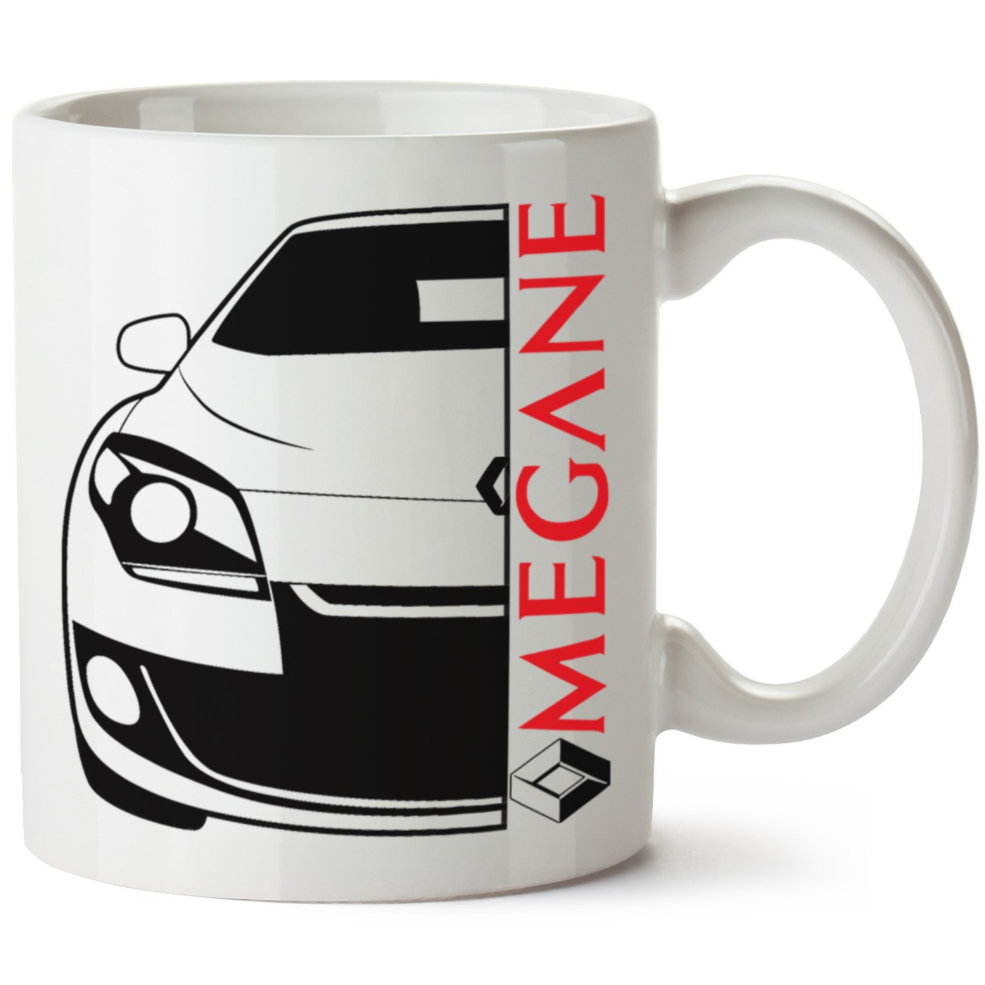 Renault Megane 3Fz2 Baskılı Porselen Kupa Bardak