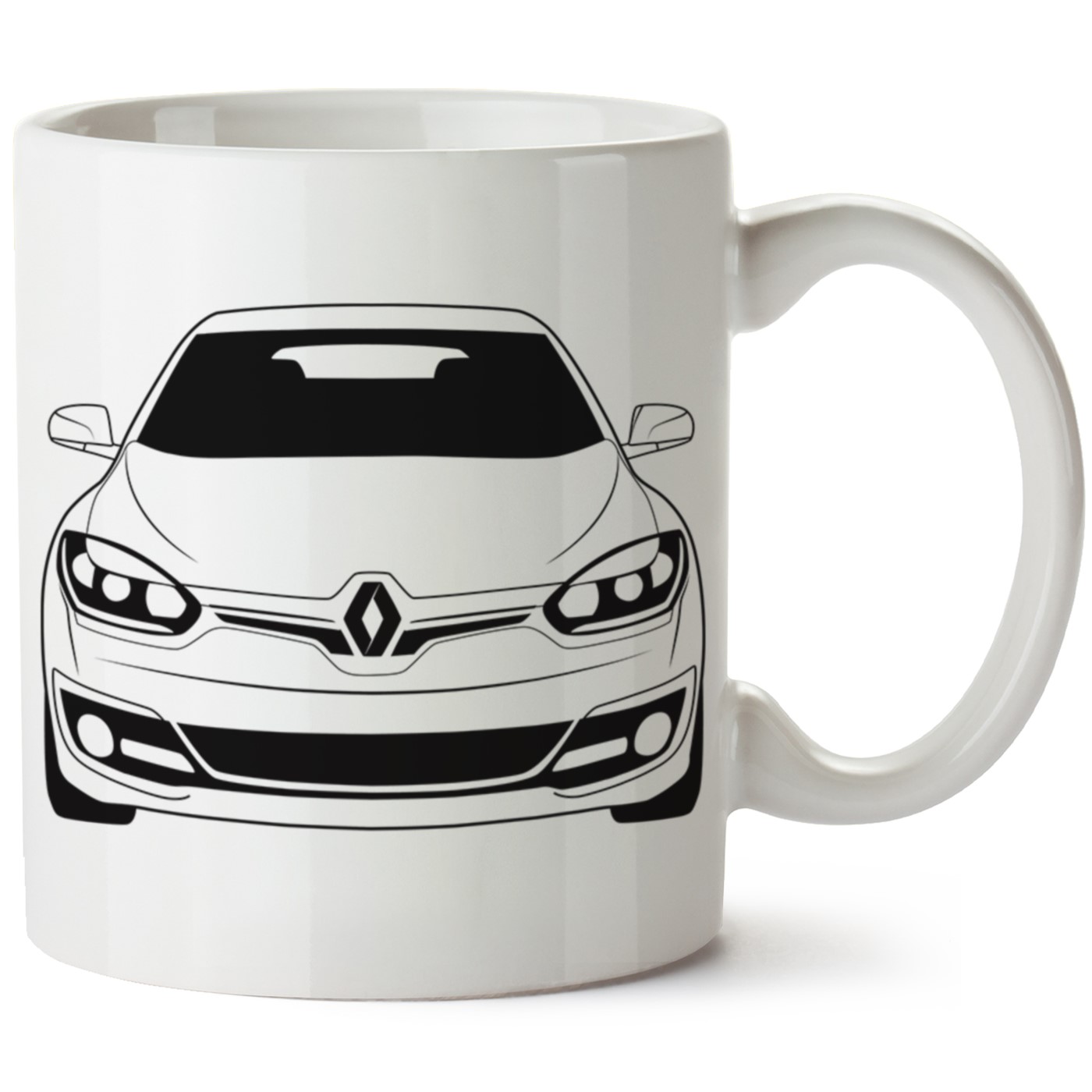 Renault Megane 3Fz3 Baskılı Porselen Kupa Bardak