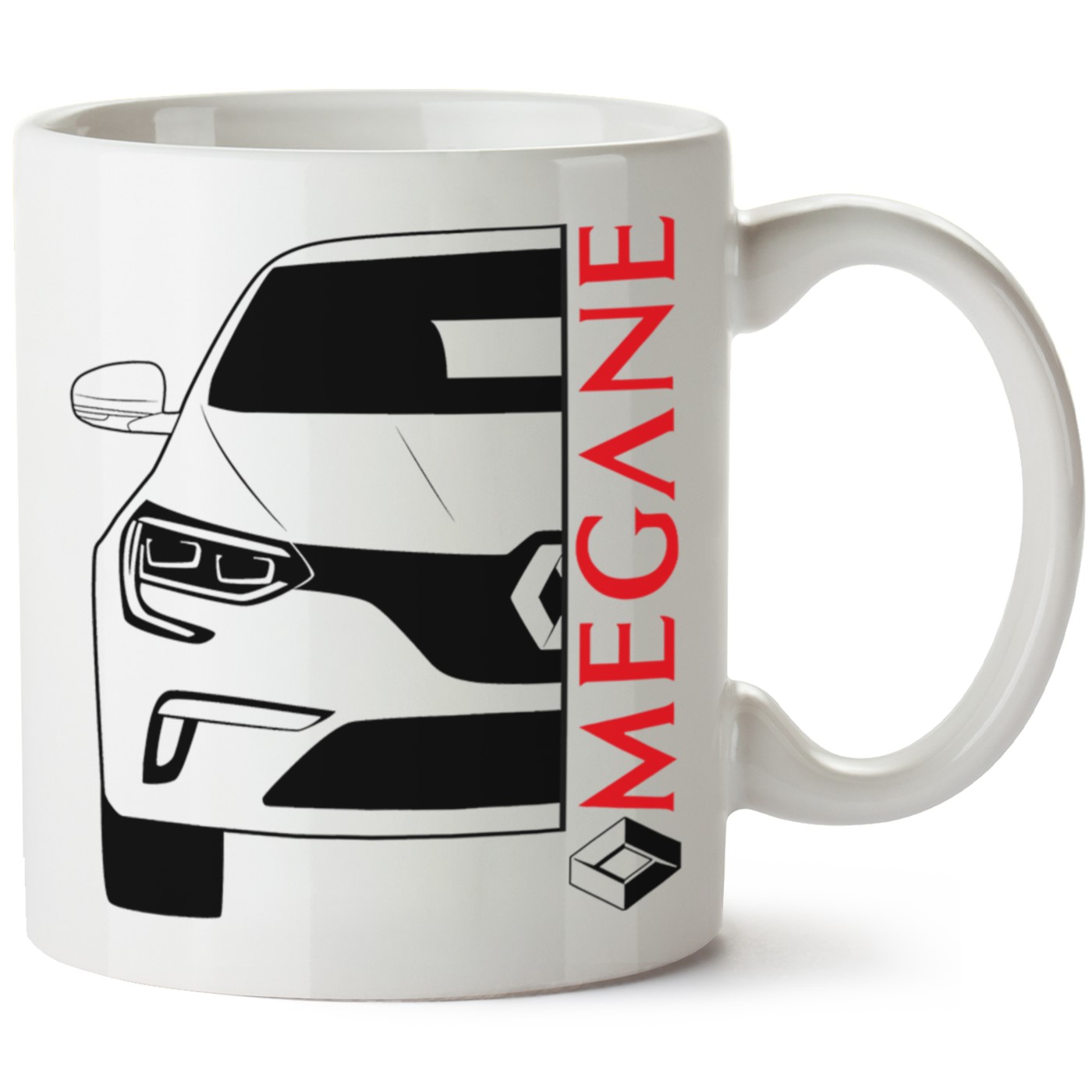 Renault Megane 4 Baskılı Porselen Kupa Bardak