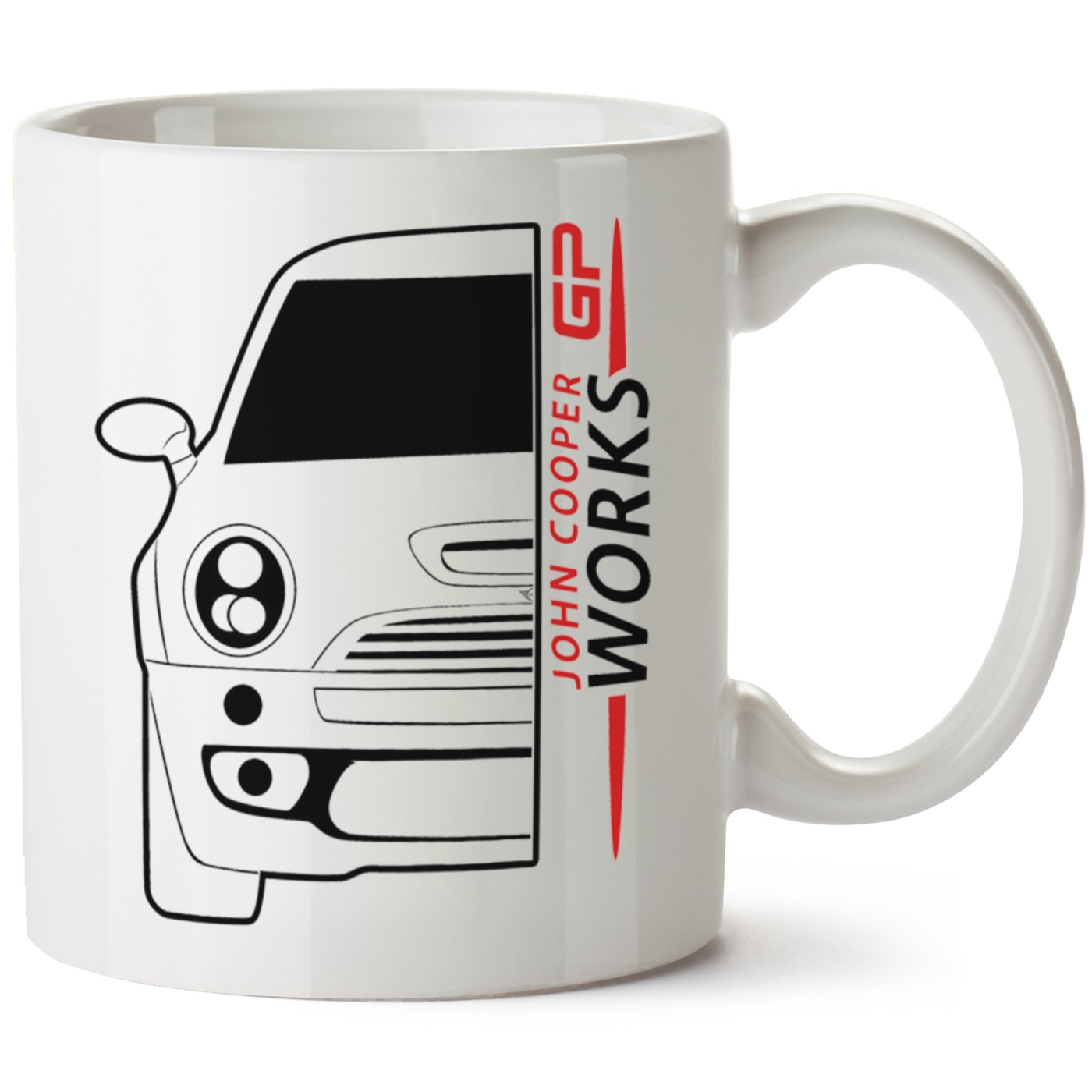 Mini Cooper Baskılı Porselen Kupa Bardak