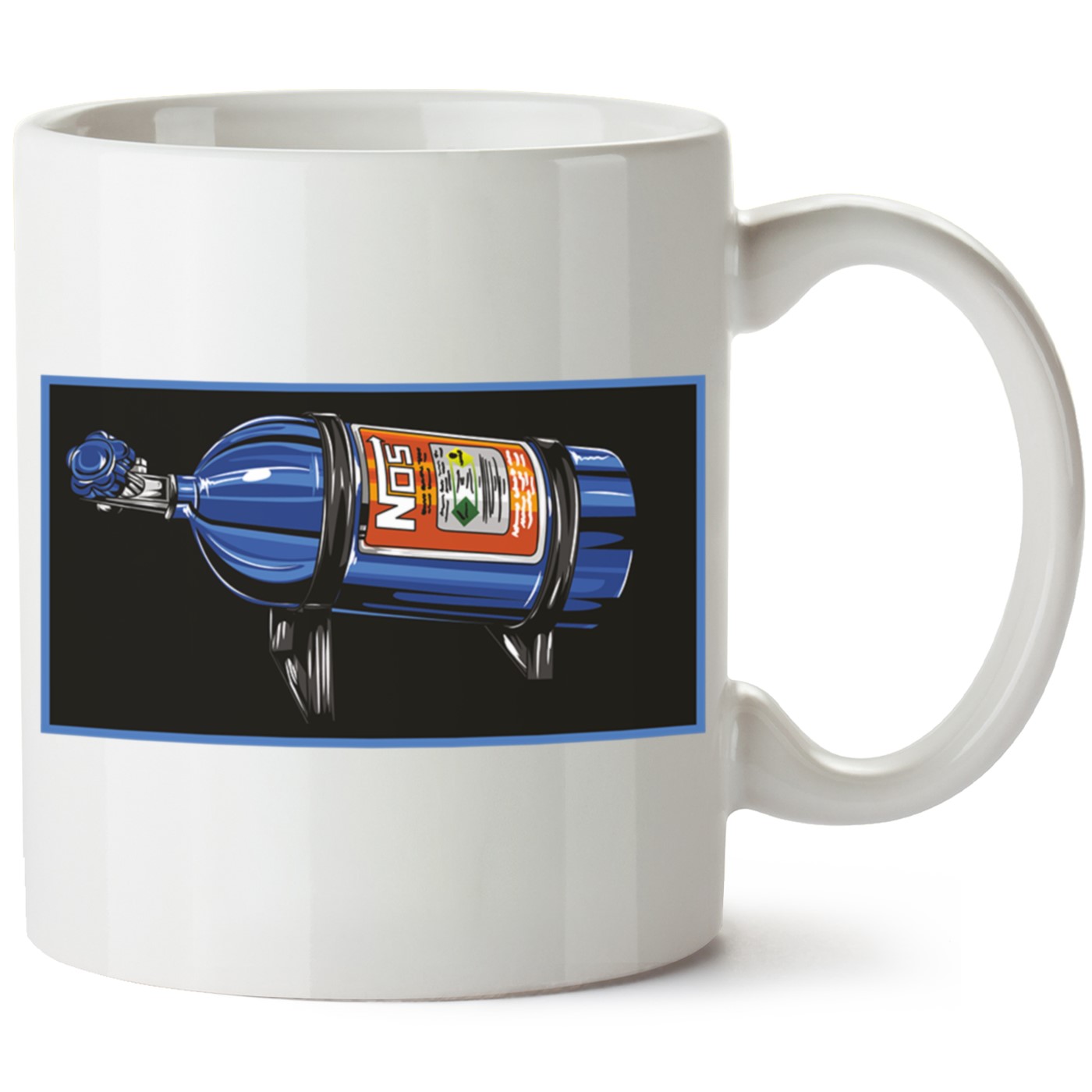 Nos Baskılı Porselen Kupa Bardak