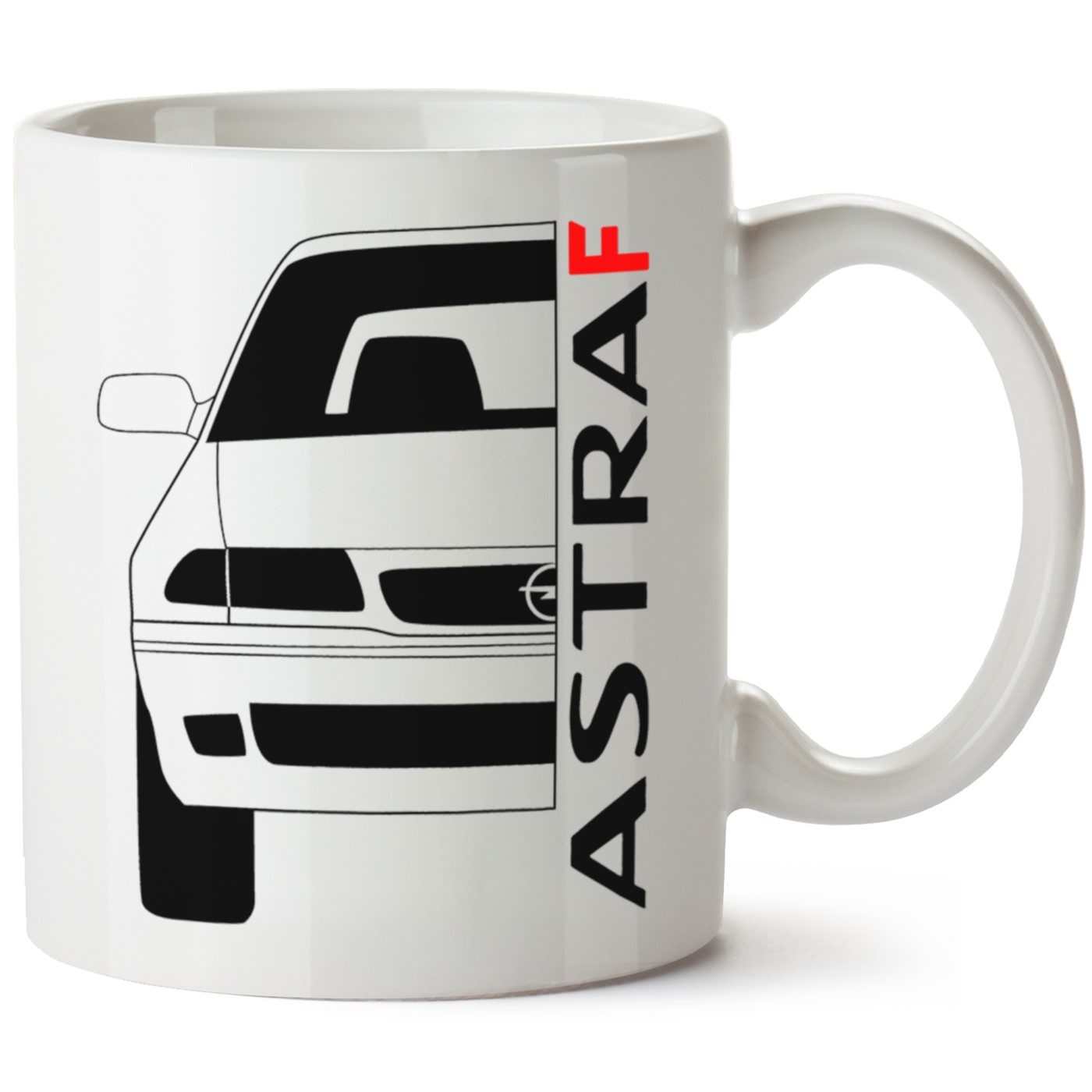 Opel Astra F Baskılı Porselen Kupa Bardak