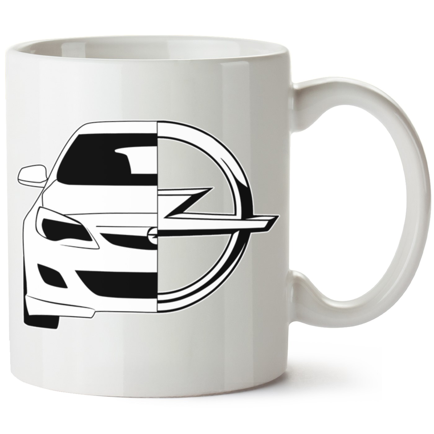 Opel Astra J Baskılı Porselen Kupa Bardak