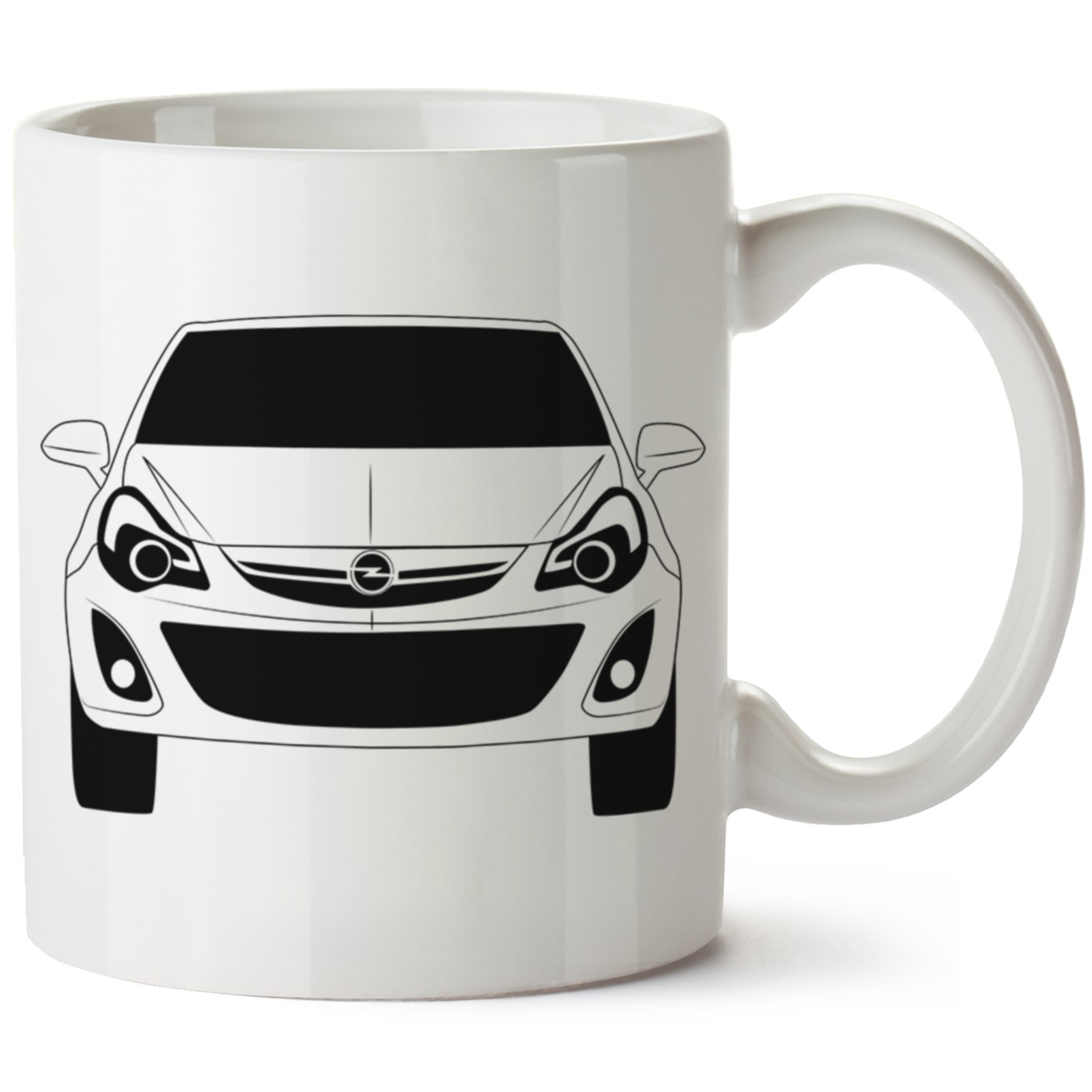 Opel Corsa D Baskılı Porselen Kupa Bardak