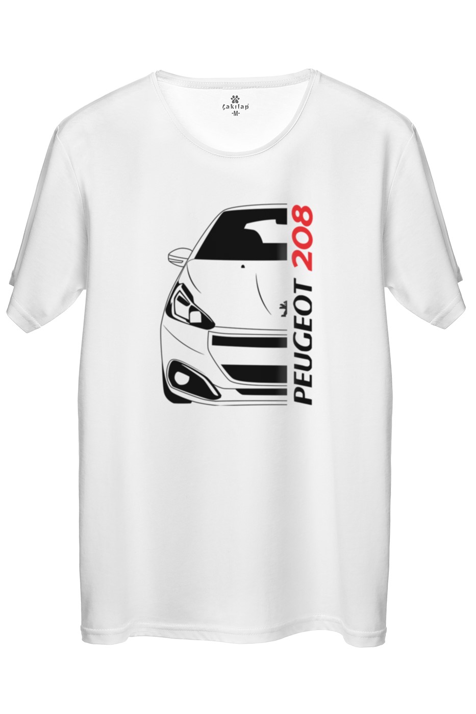 Peugeot 208 Baskılı Regular Tişört