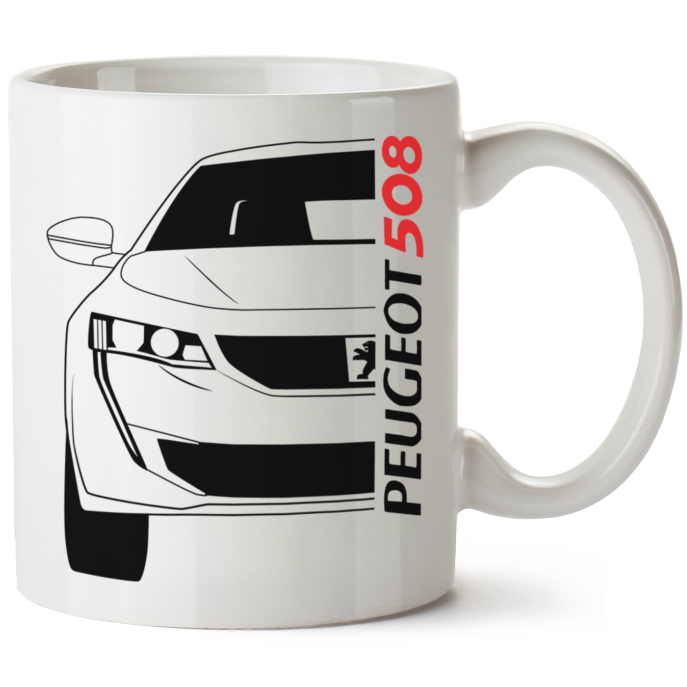 Peugeot 508 Baskılı Porselen Kupa Bardak