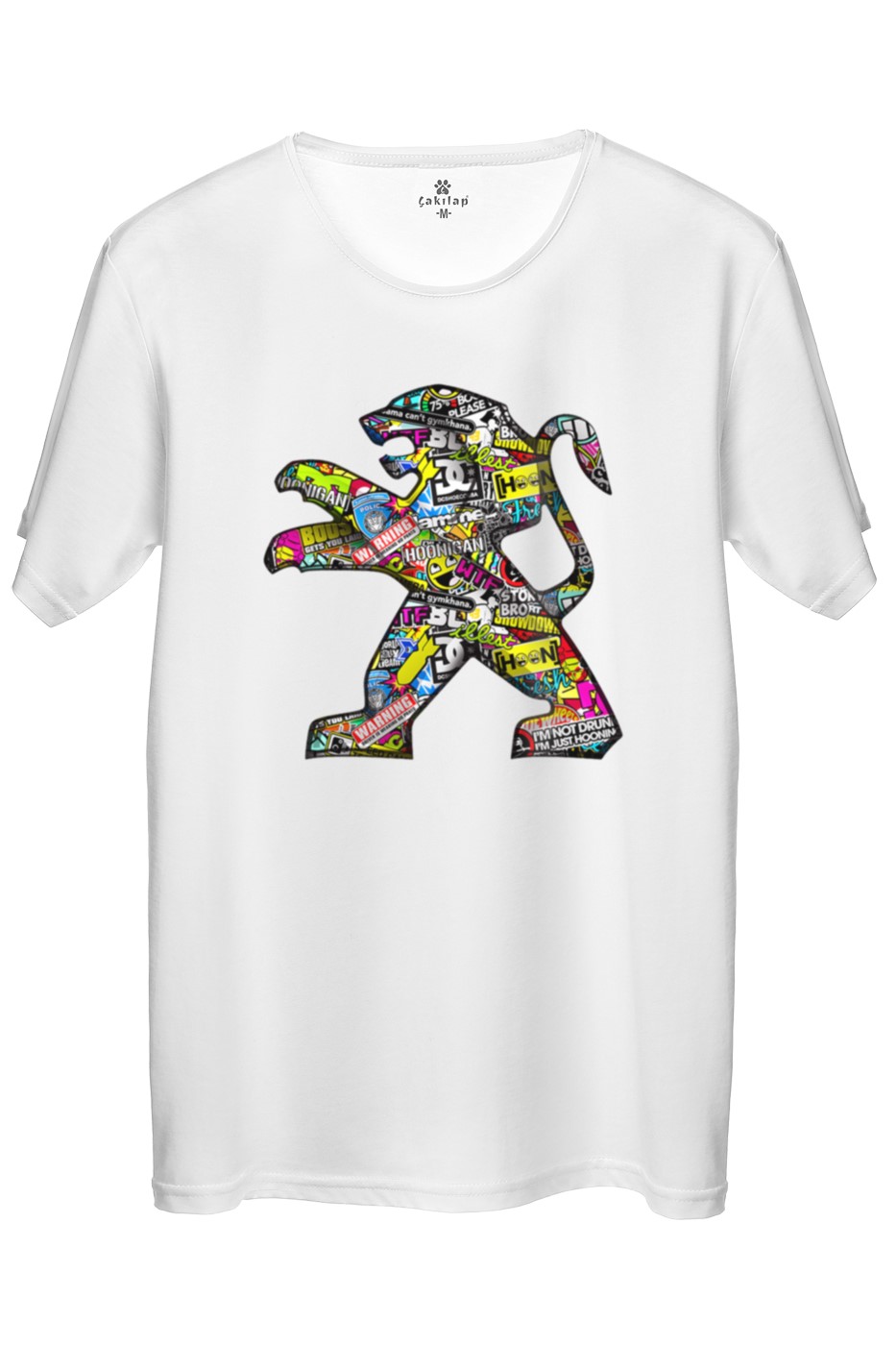 Peugeot Logo Baskılı Regular Tişört