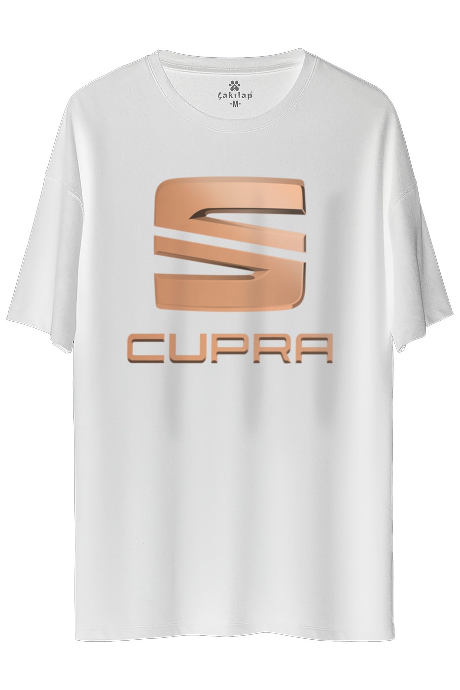 Seat Cupra Logo Baskılı Oversize Tişört