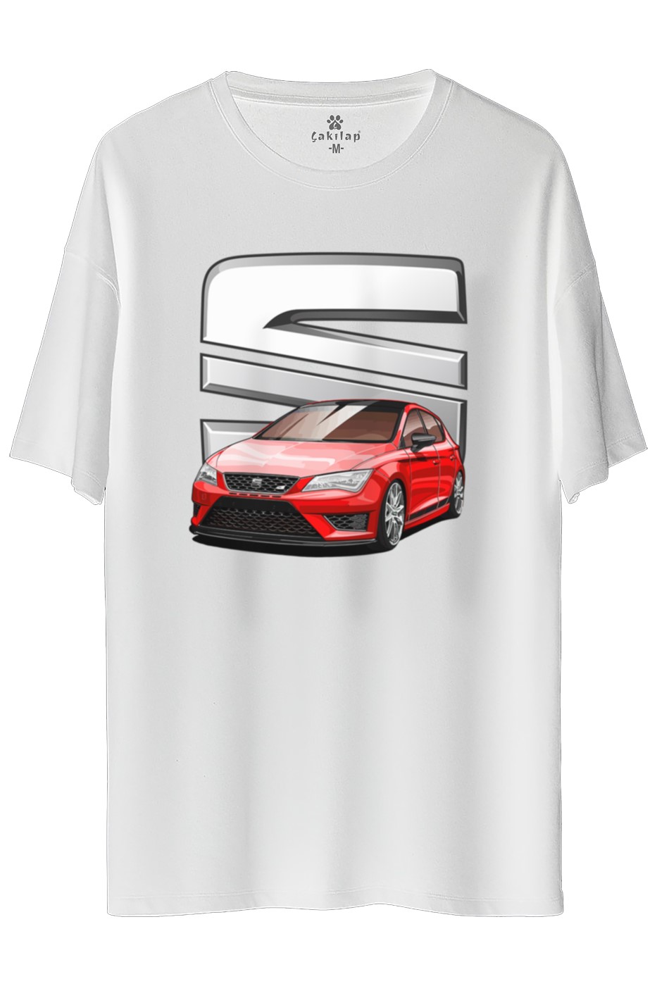 Seat Leon Mk3 Baskılı Oversize Tişört