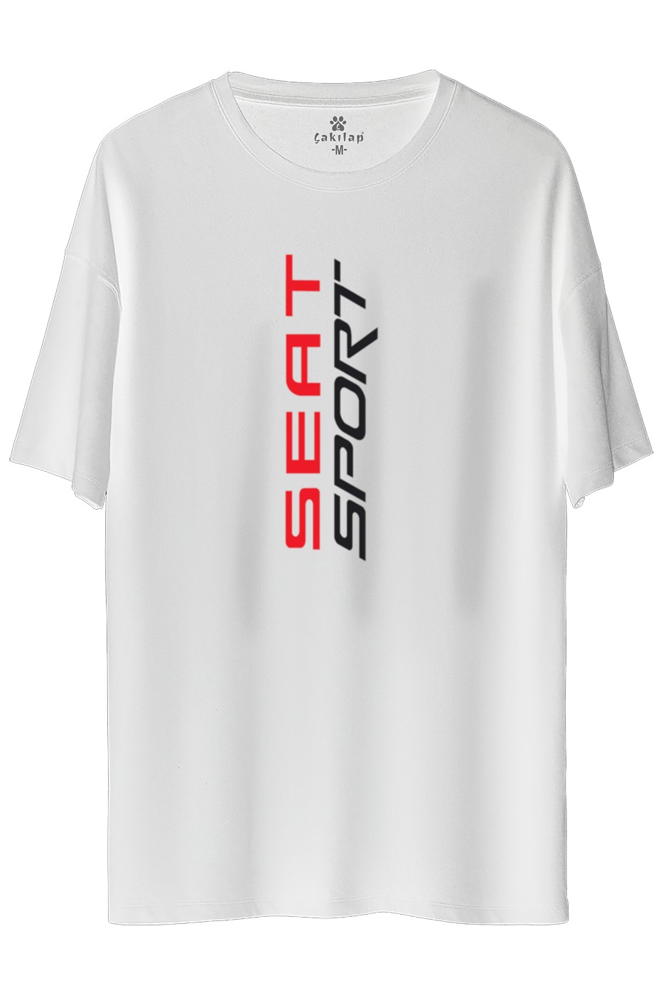 Seat SportLogo Baskılı Oversize Tişört