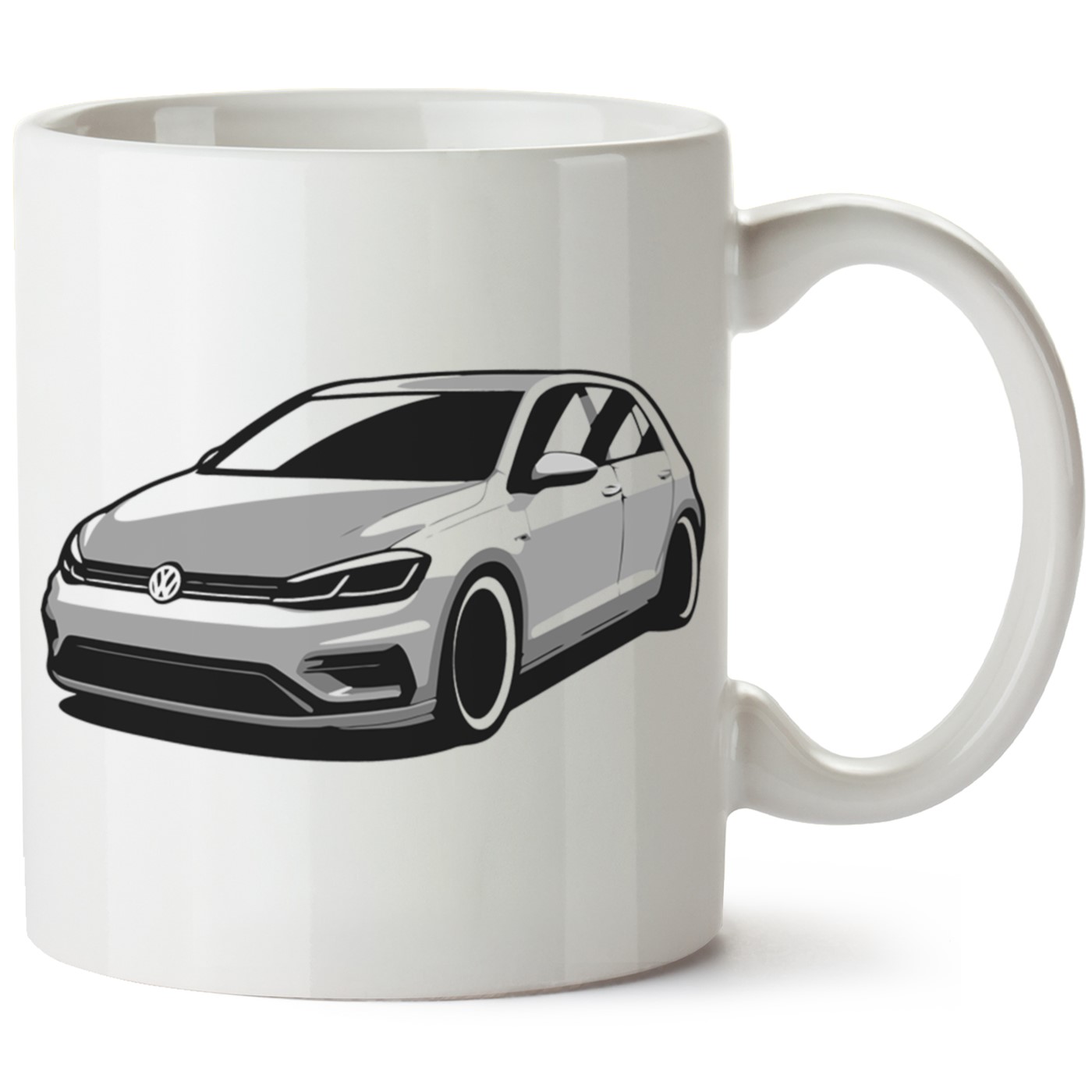 Vw Golf 7 Baskılı Porselen Kupa Bardak