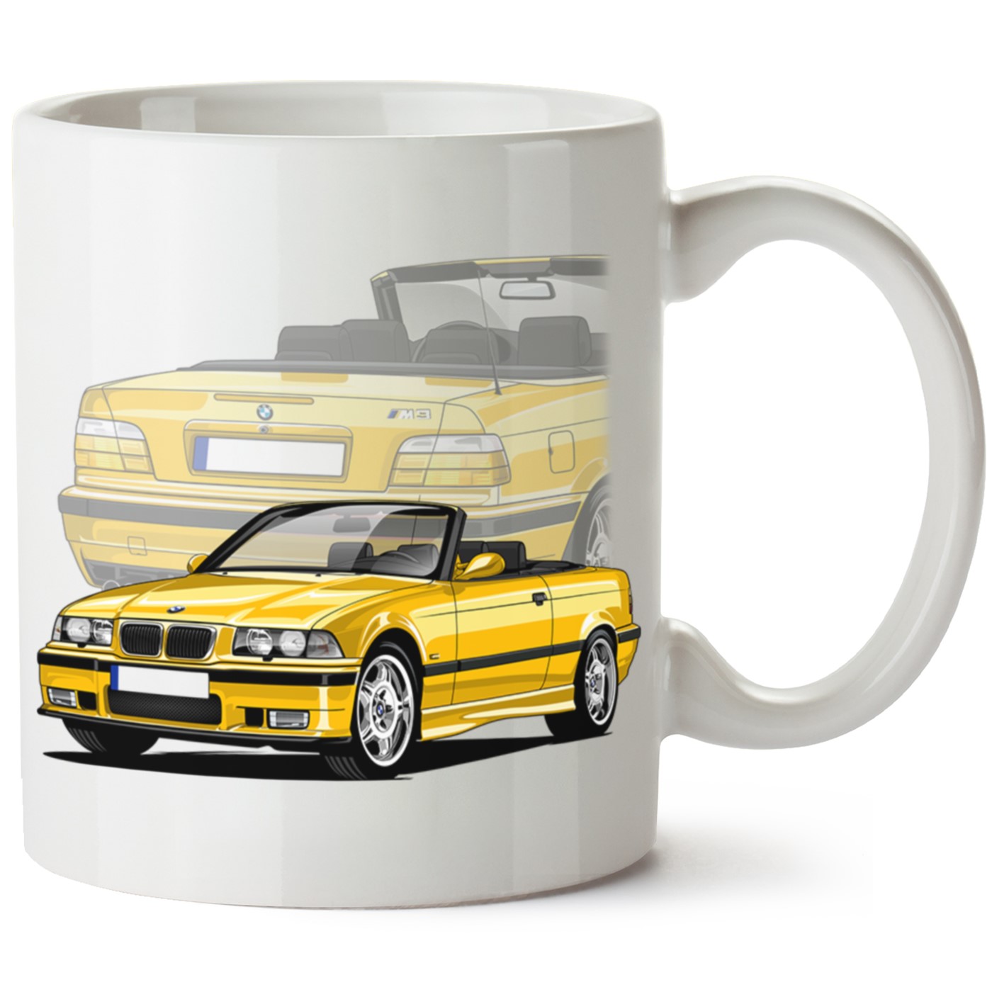 Bmw E36 Baskılı Porselen Kupa Bardak