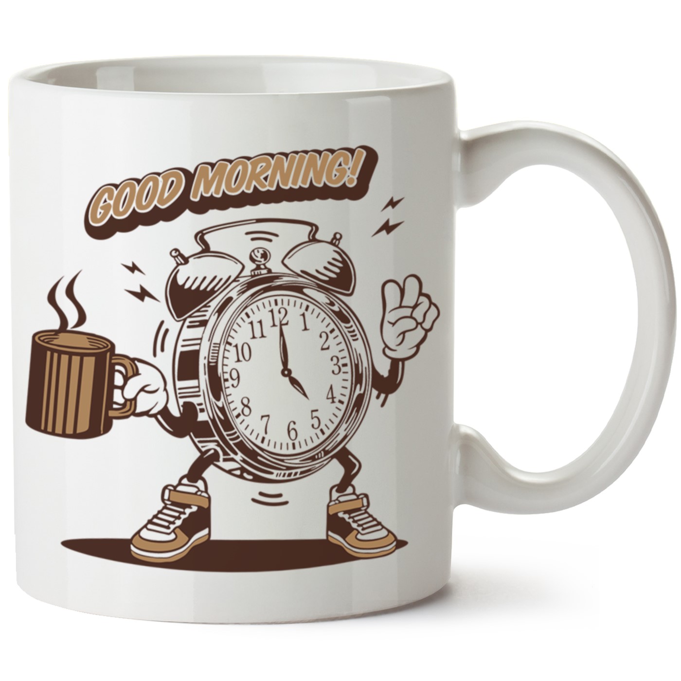 Good Morning Baskılı Porselen Kupa Bardak