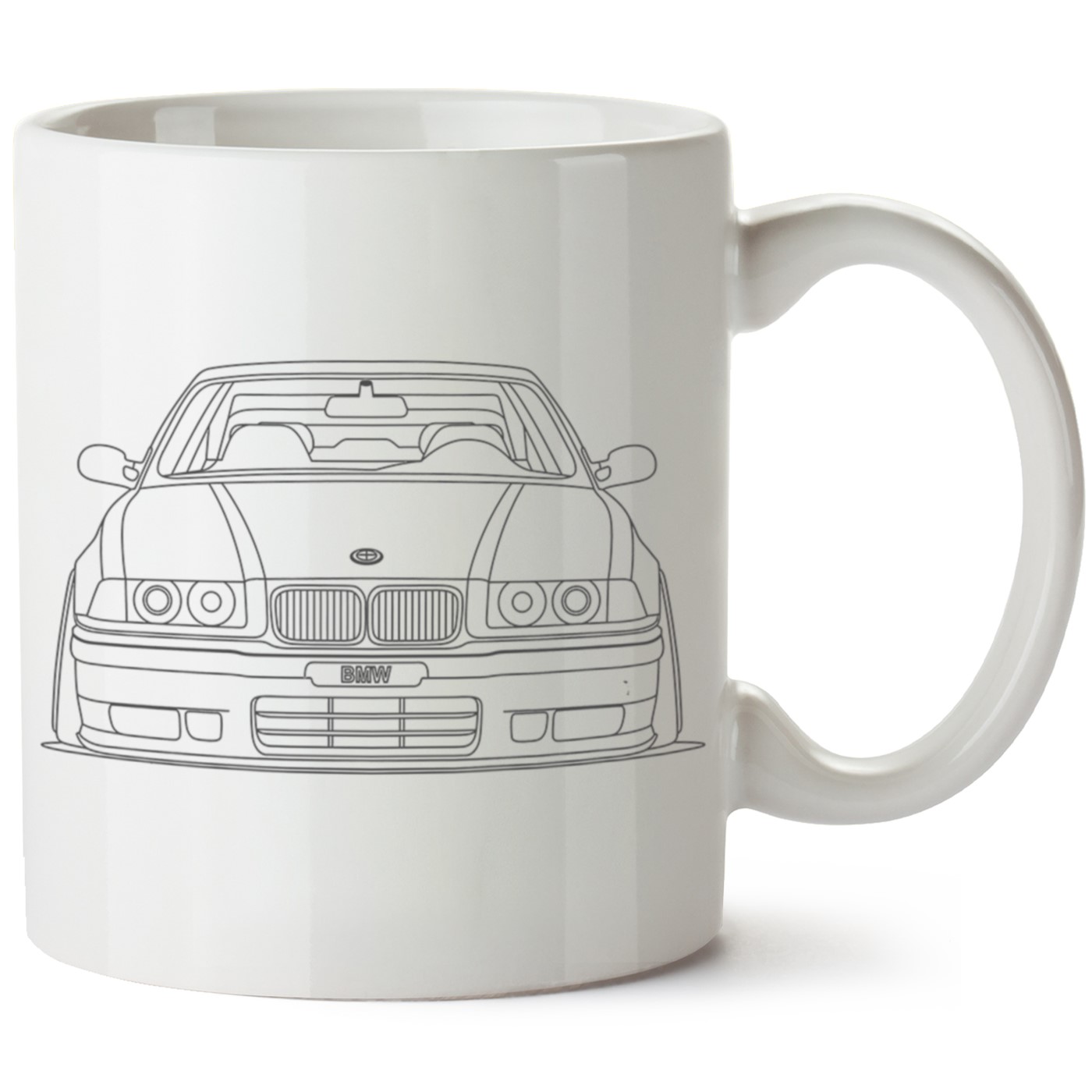 Bmw E36 Baskılı Porselen Kupa Bardak