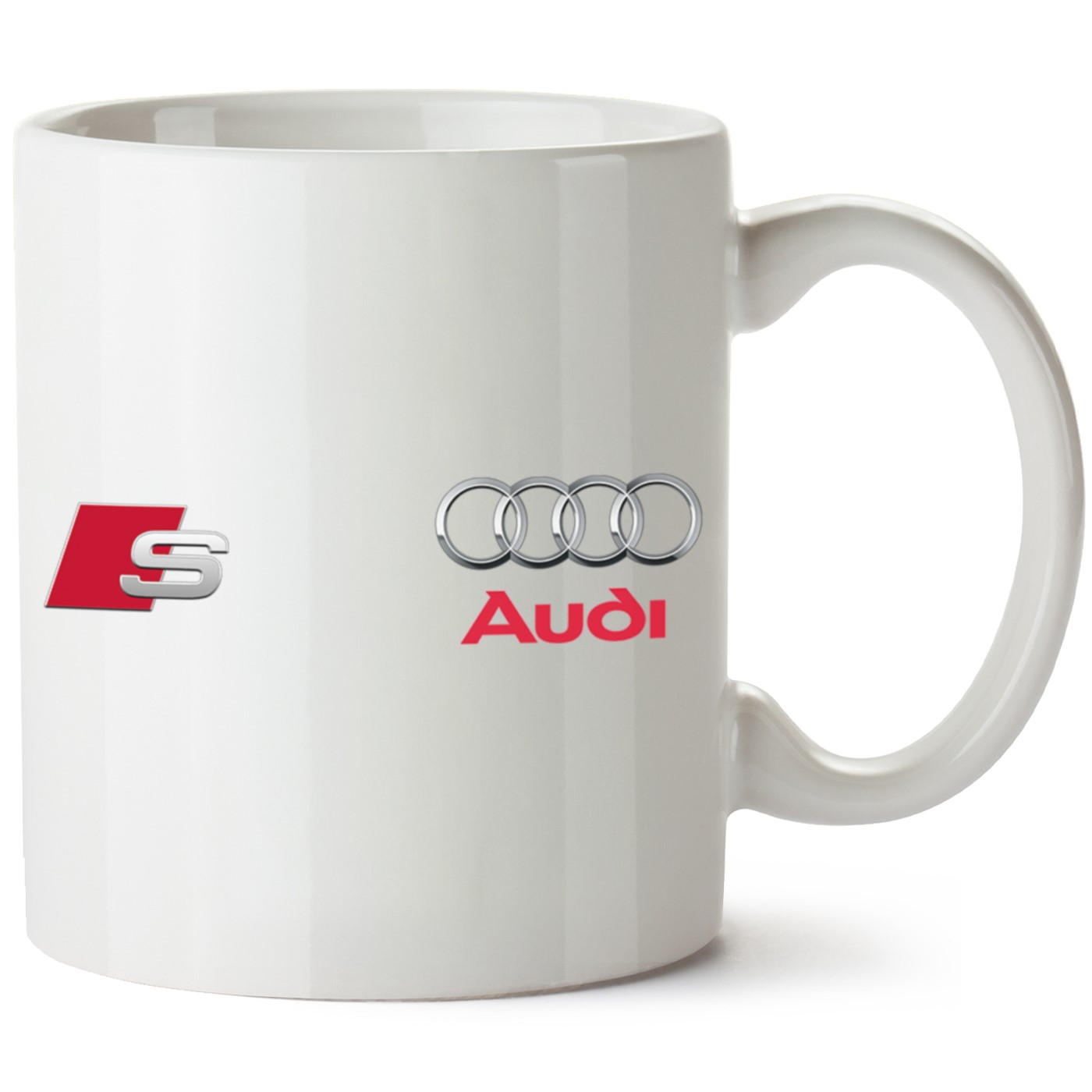 Audi S-Line Logo Baskılı Porselen Kupa Bardak
