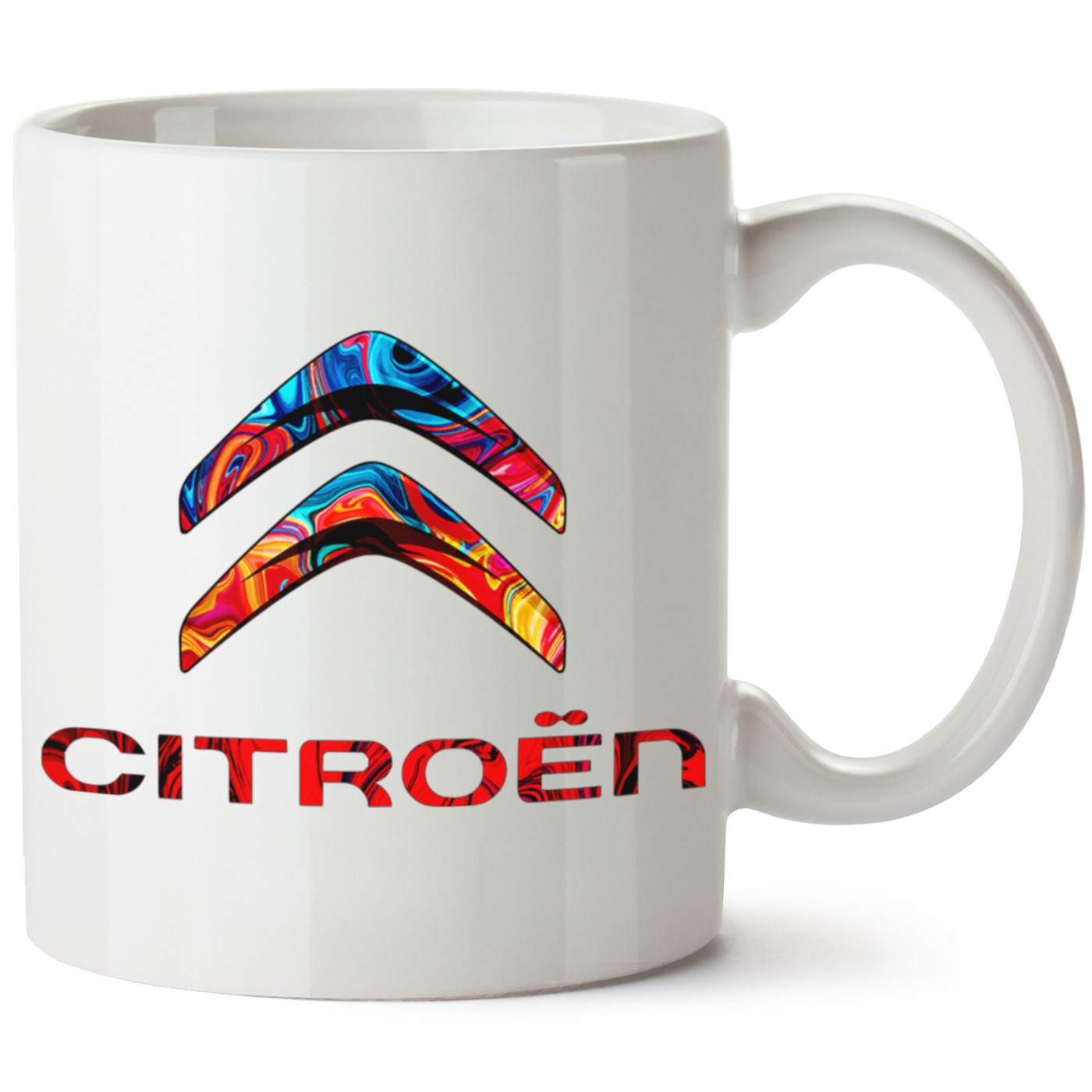 Citroen Logo Baskılı Porselen Kupa Bardak