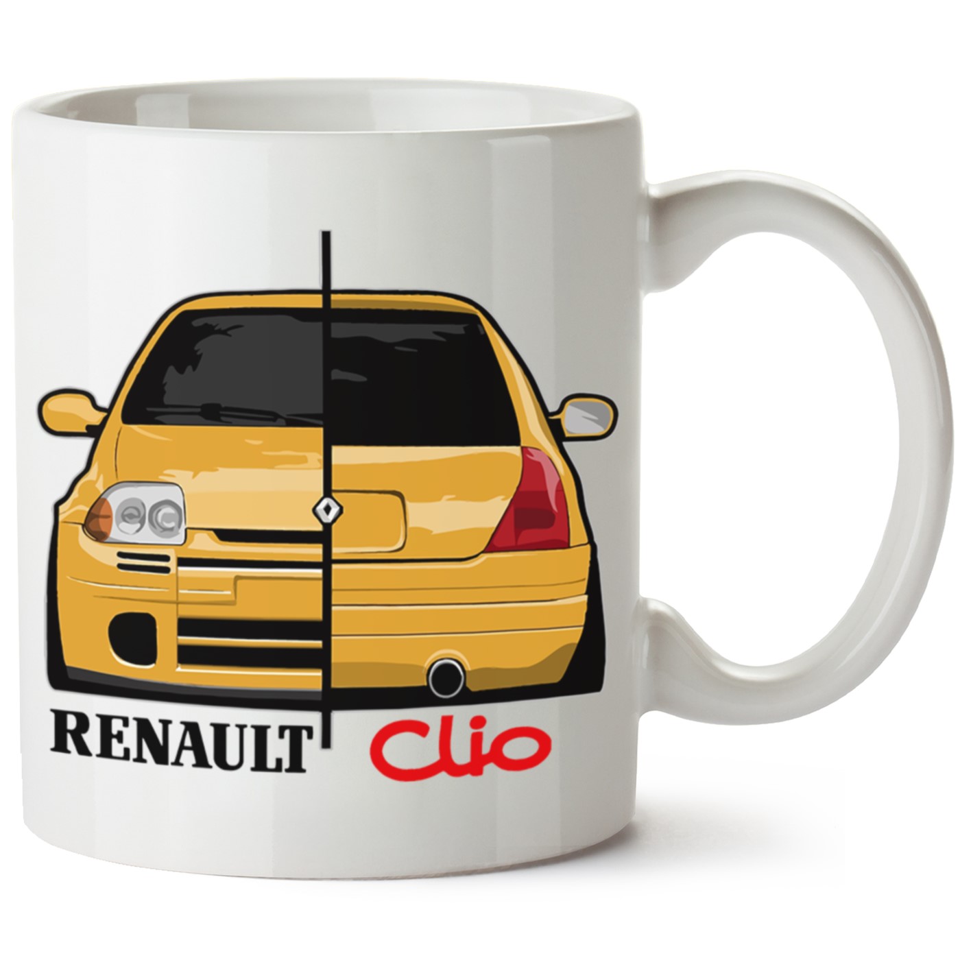 Renault Clio 1 Baskılı Porselen Kupa Bardak