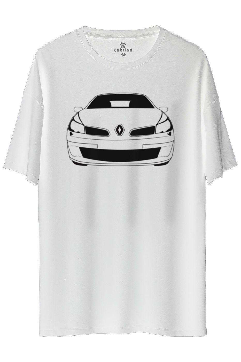 Renault Clio 3 Baskılı Oversize Tişört