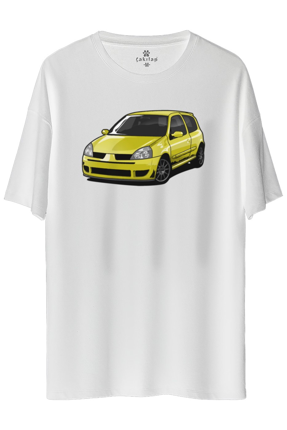Renault Clio Symbol Baskılı Oversize Tişört