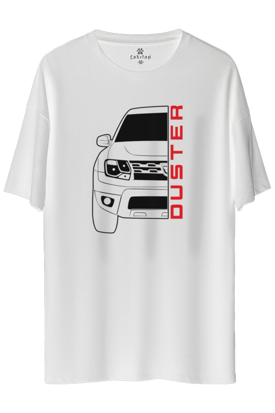 Dacia Duster Baskılı Oversize Tişört