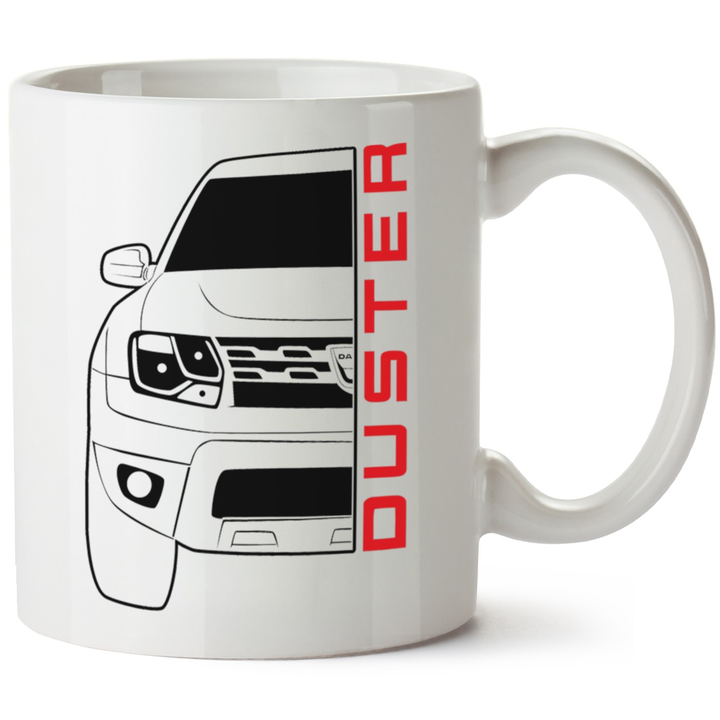 Dacia Duster Baskılı Porselen Kupa Bardak