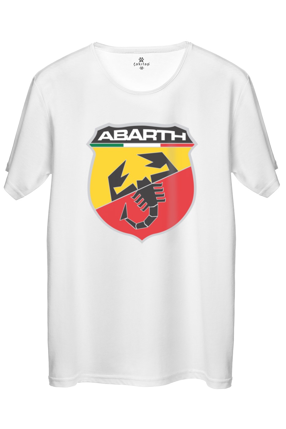 Fiat Abarth Logo  Baskılı Regular Tişört