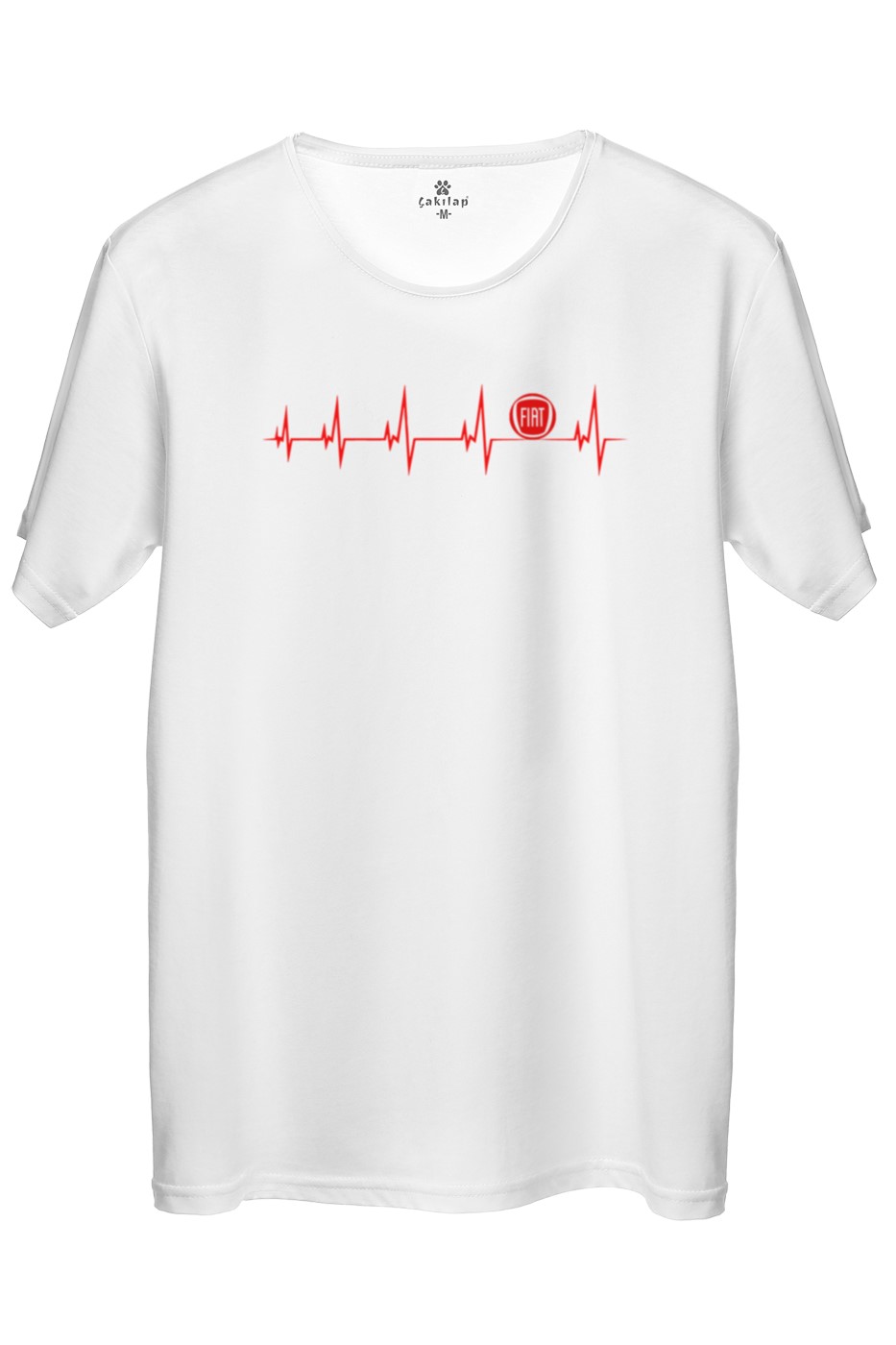 Fiat Logo  Baskılı Regular Tişört
