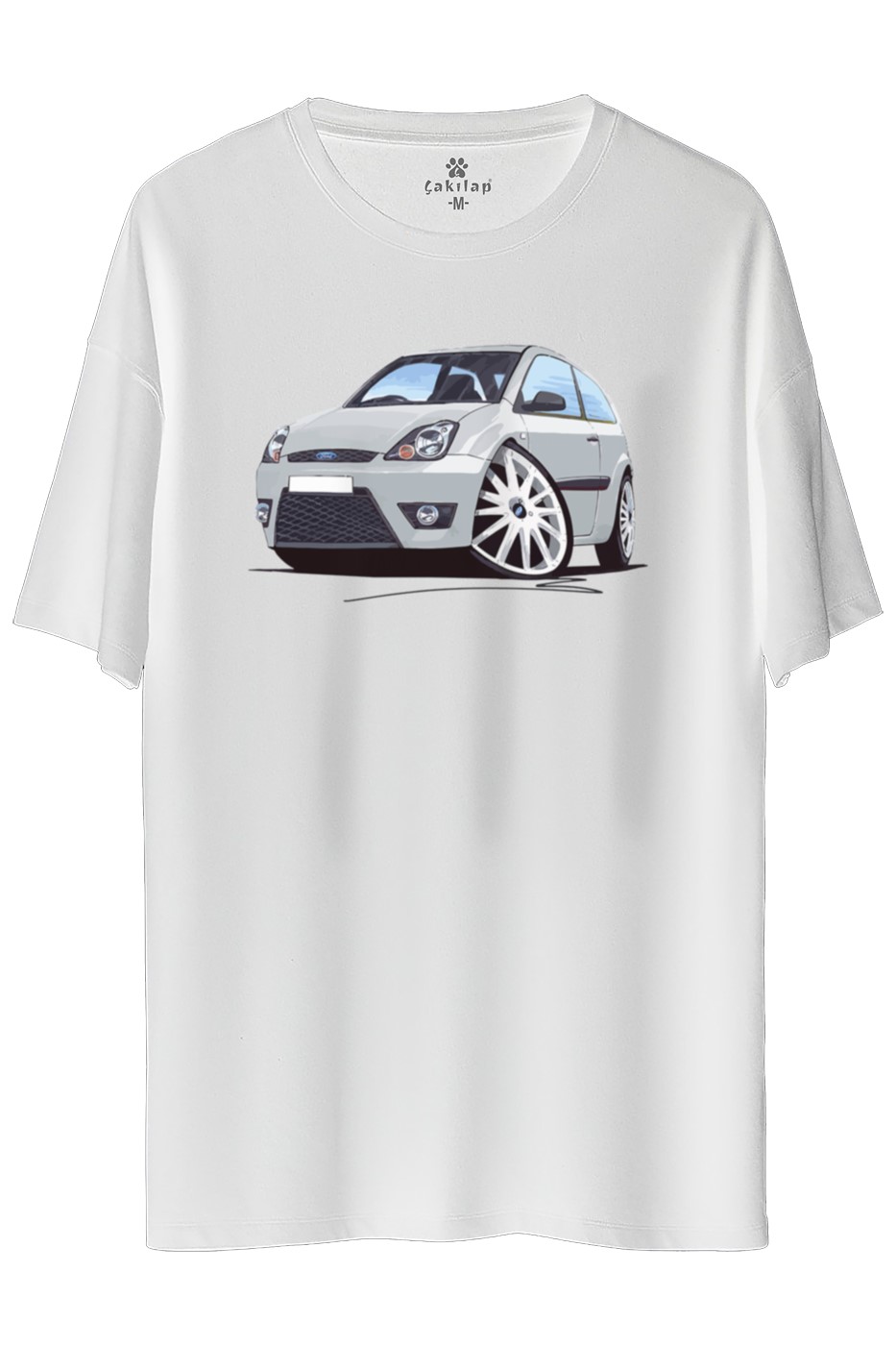 Ford Fiesta Mk6 Baskılı Oversize Tişört