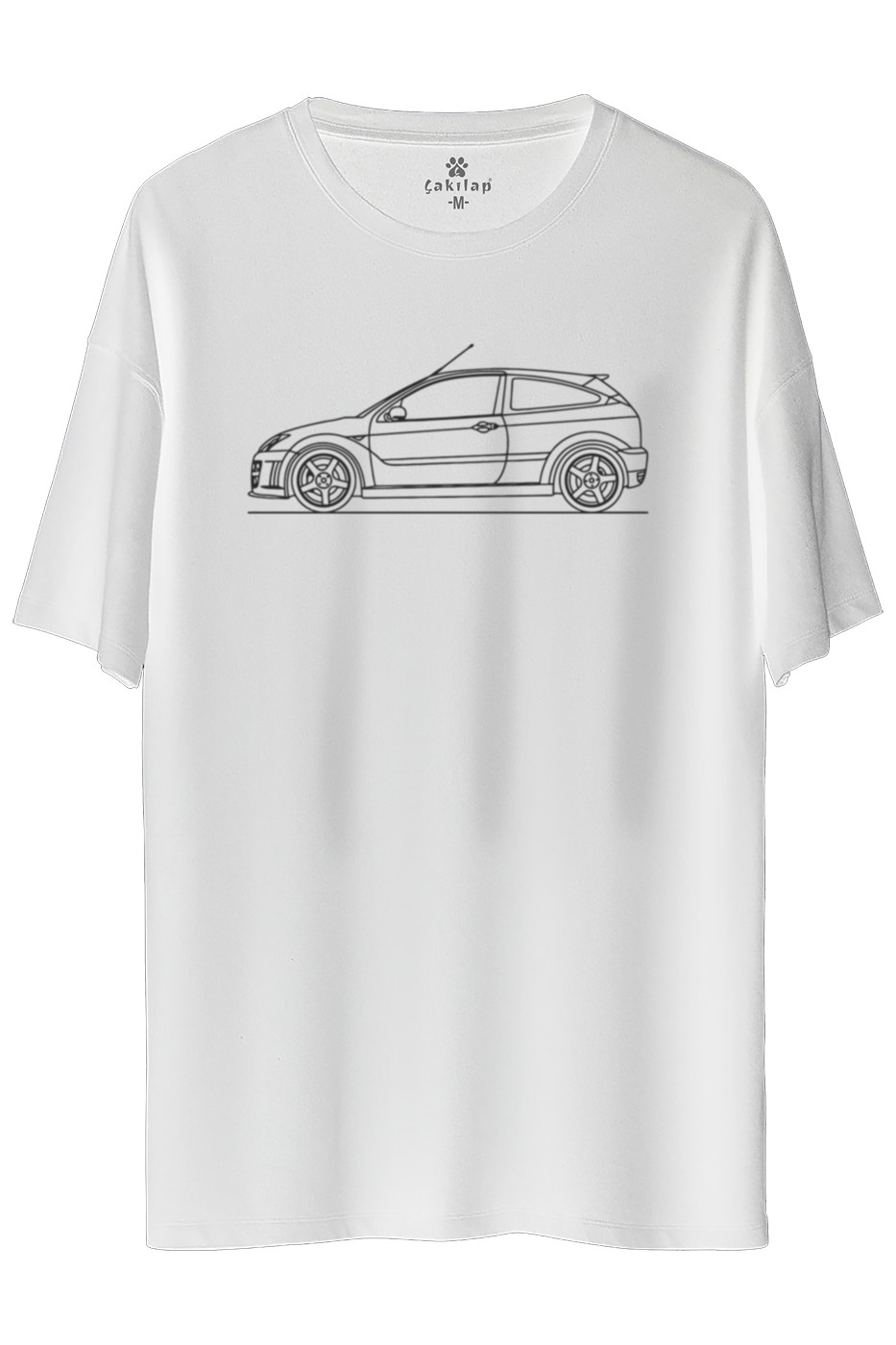 Ford Focus Mk1 Baskılı Oversize Tişört