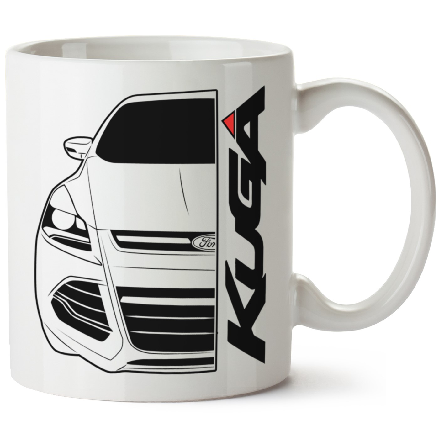 Ford Kuga Baskılı Porselen Kupa Bardak