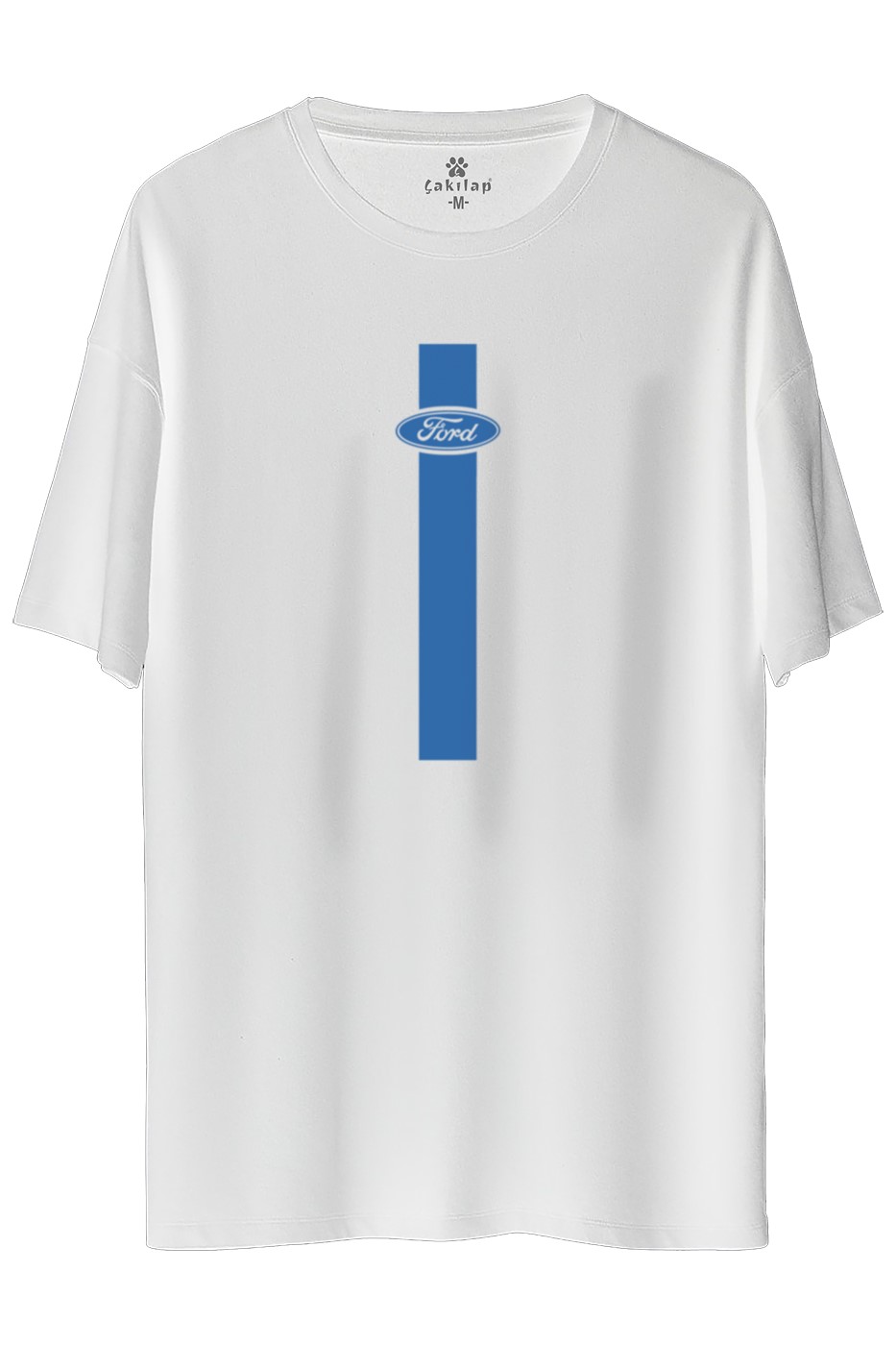 Ford  Logo Baskılı Oversize Tişört