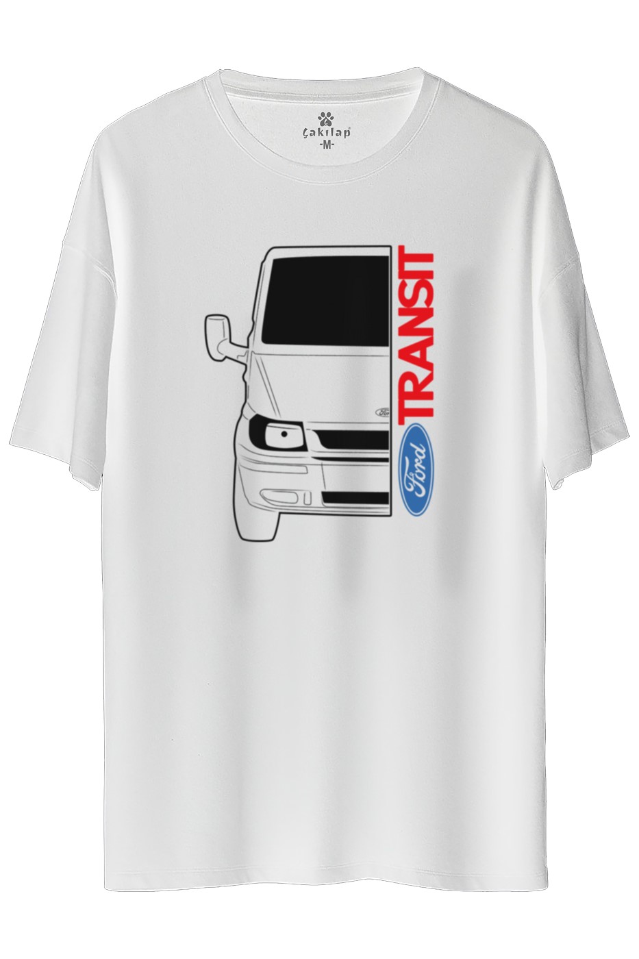 Ford Transit Baskılı Oversize Tişört