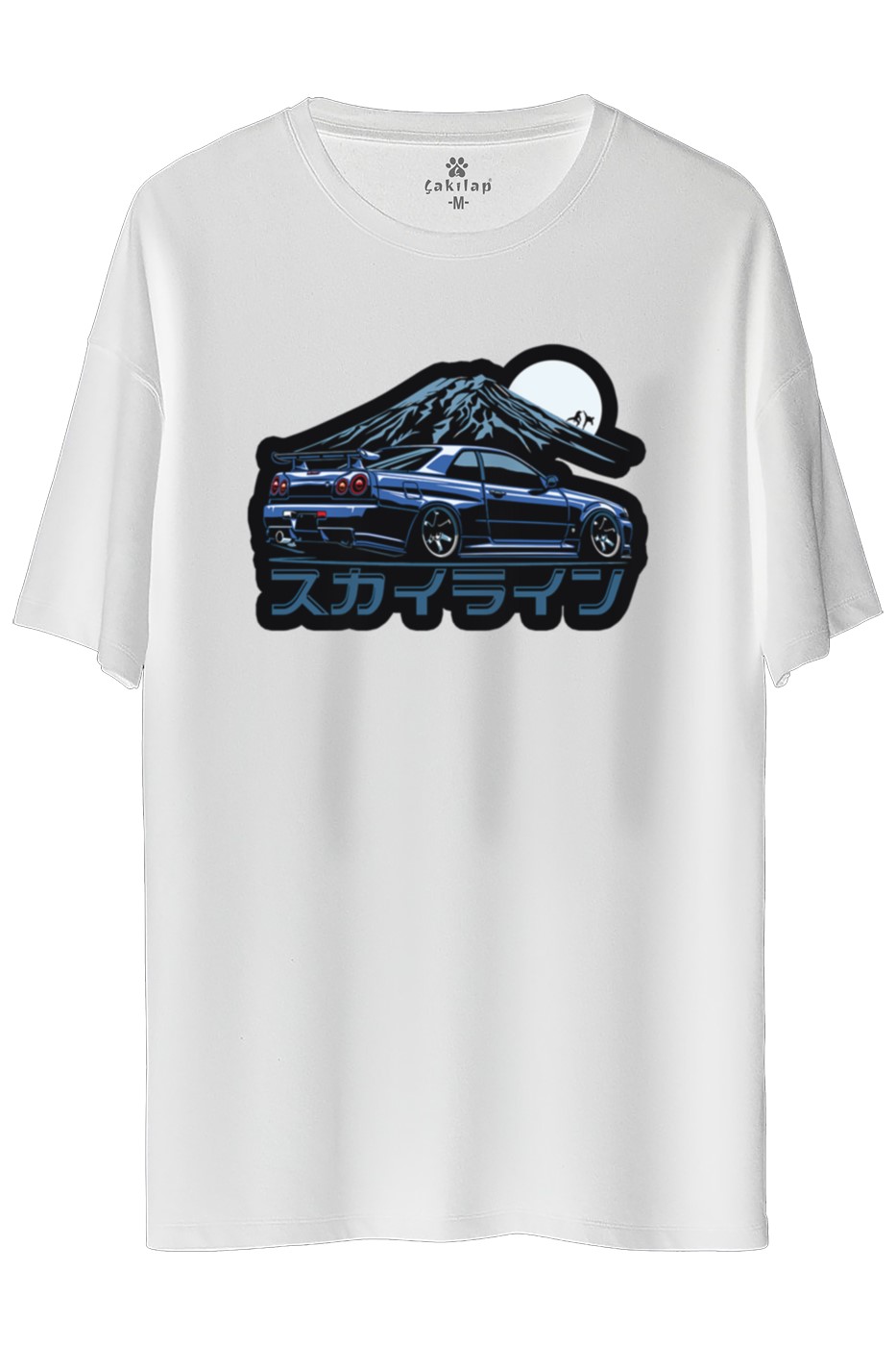 Nissan Gt-r34 Baskılı Oversize Tişört