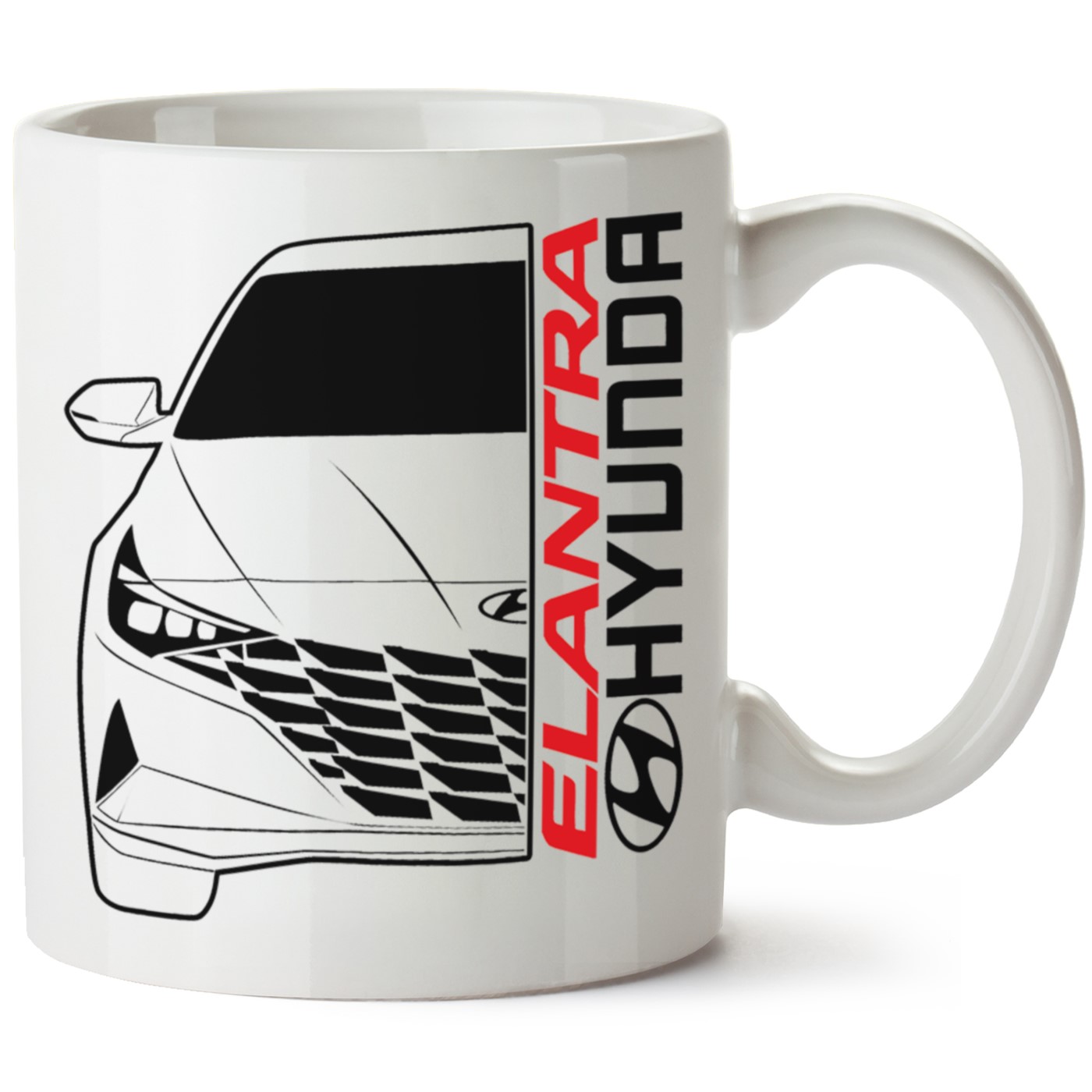 Hyundai Elentra Baskılı Porselen Kupa Bardak