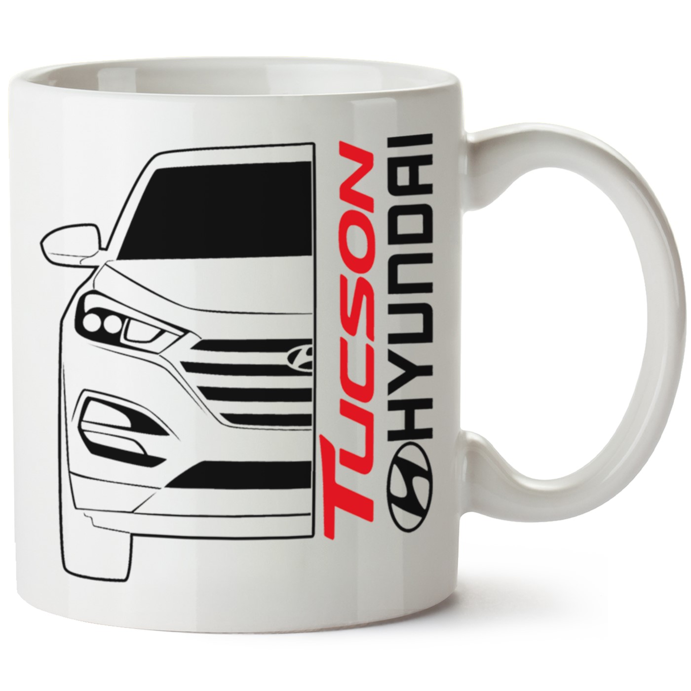 Hyundai Tucson Baskılı Porselen Kupa Bardak