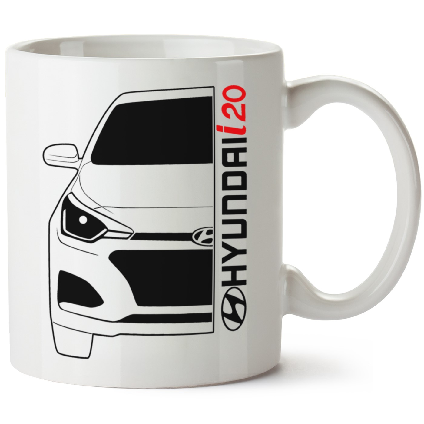 Hyundai i20 Baskılı Porselen Kupa Bardak