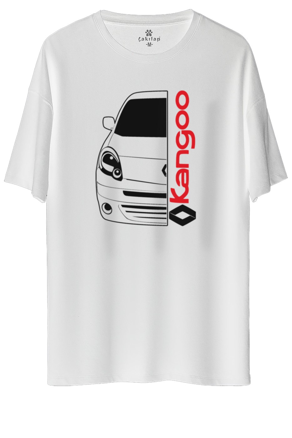Renault Kangoo Baskılı Oversize Tişört