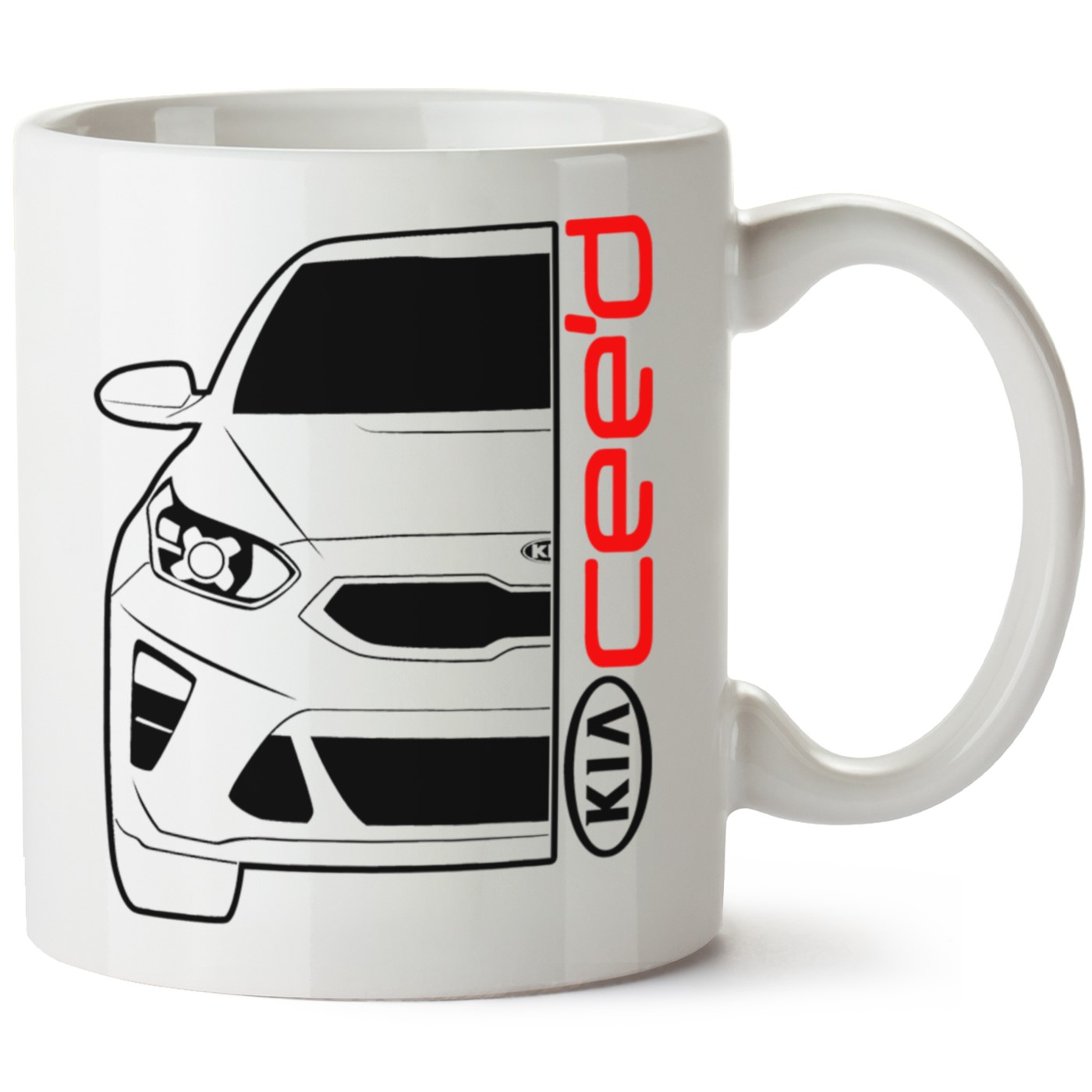 Kia Ceed Baskılı Porselen Kupa Bardak