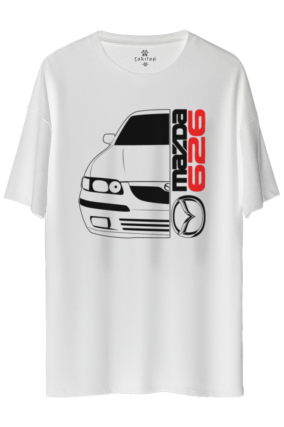 Mazda 626 Baskılı Oversize Tişört
