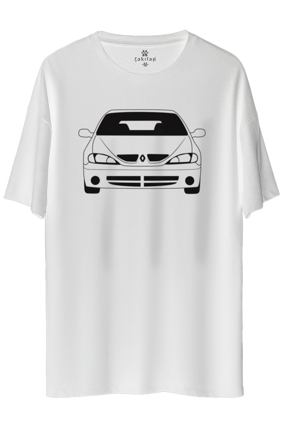 Renault Megane 1 Baskılı Oversize Tişört