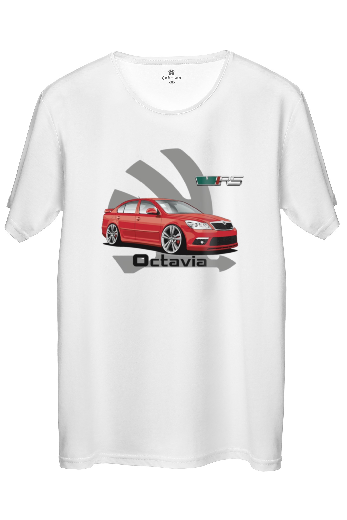 Skoda OctaviaA6 Baskılı Regular Tişört