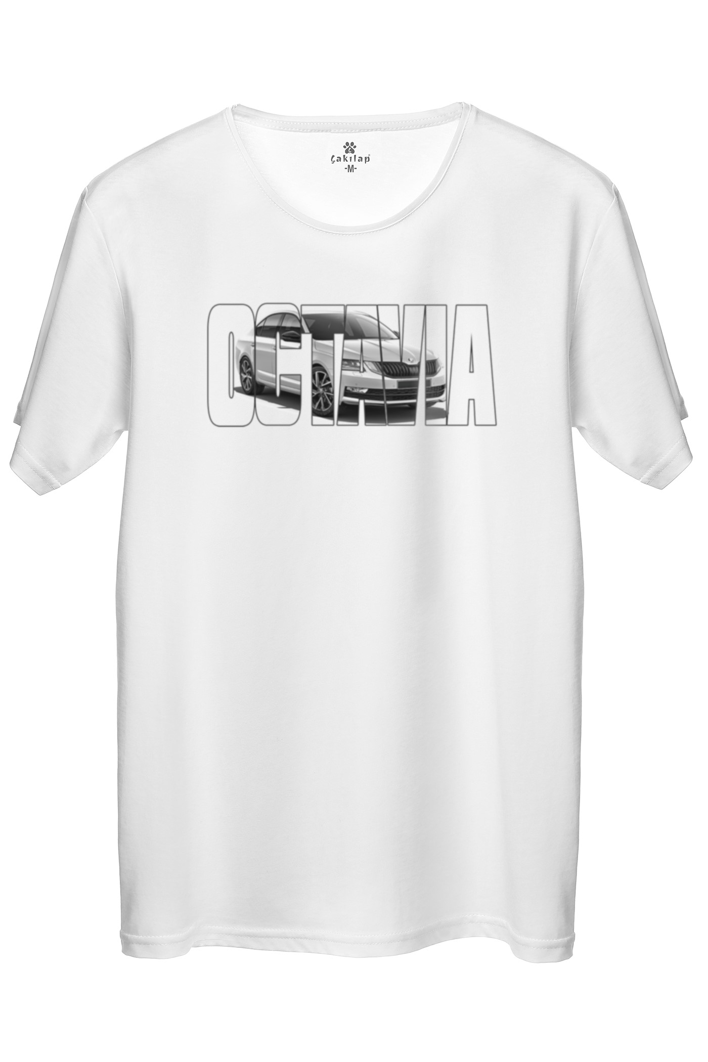 Skoda OctaviaA7 Baskılı Regular Tişört