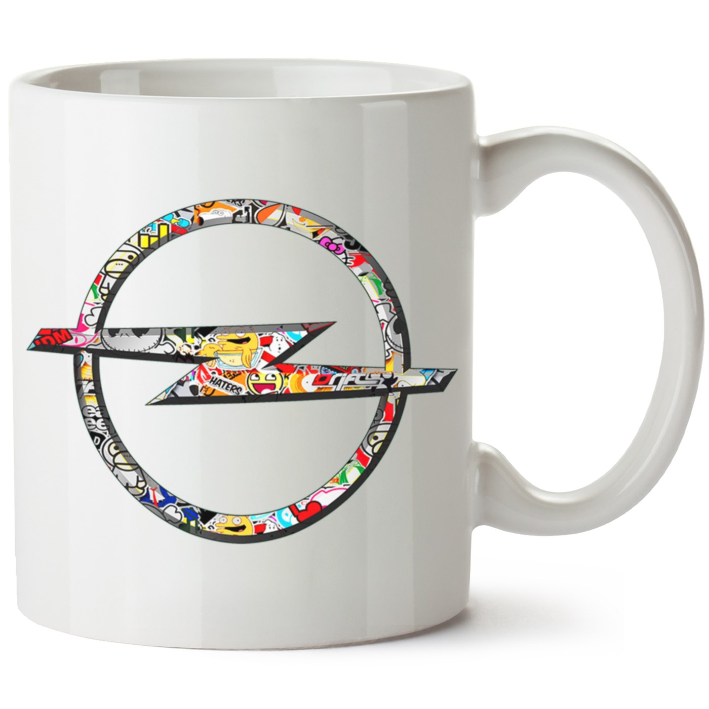 Opel Logo Baskılı Porselen Kupa Bardak