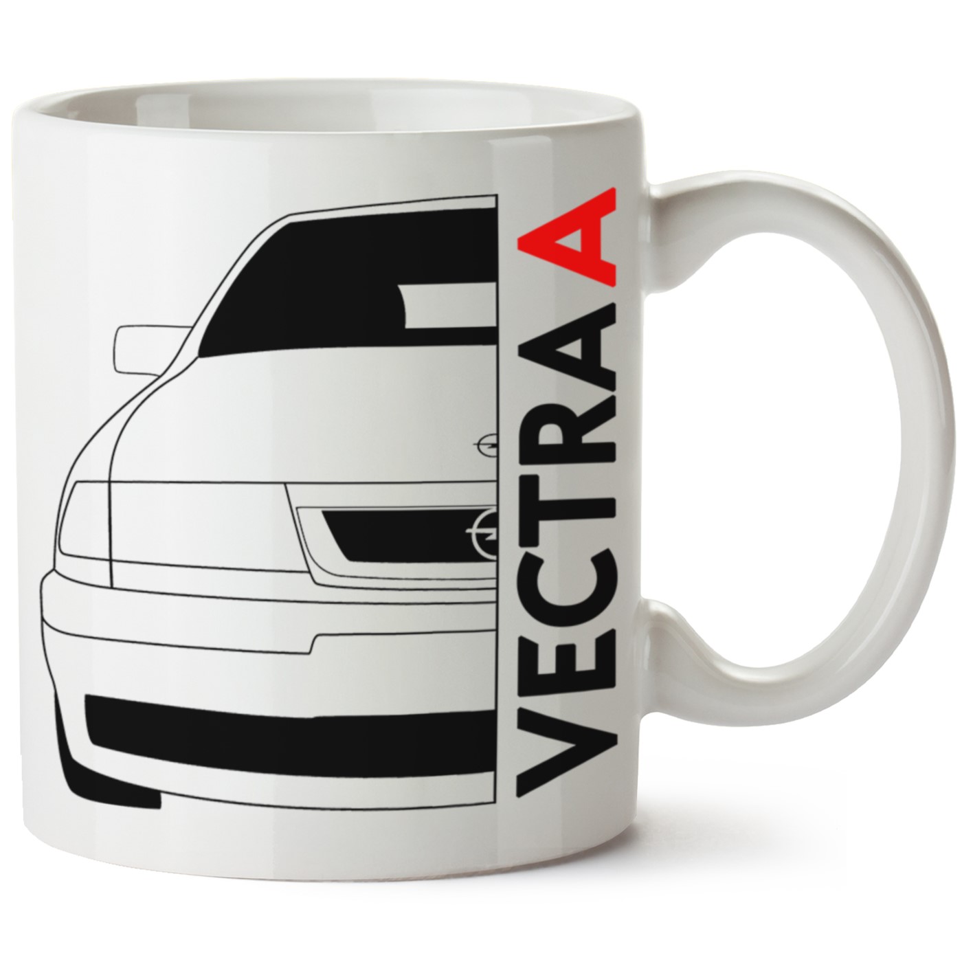 Opel Vectra A Baskılı Porselen Kupa Bardak